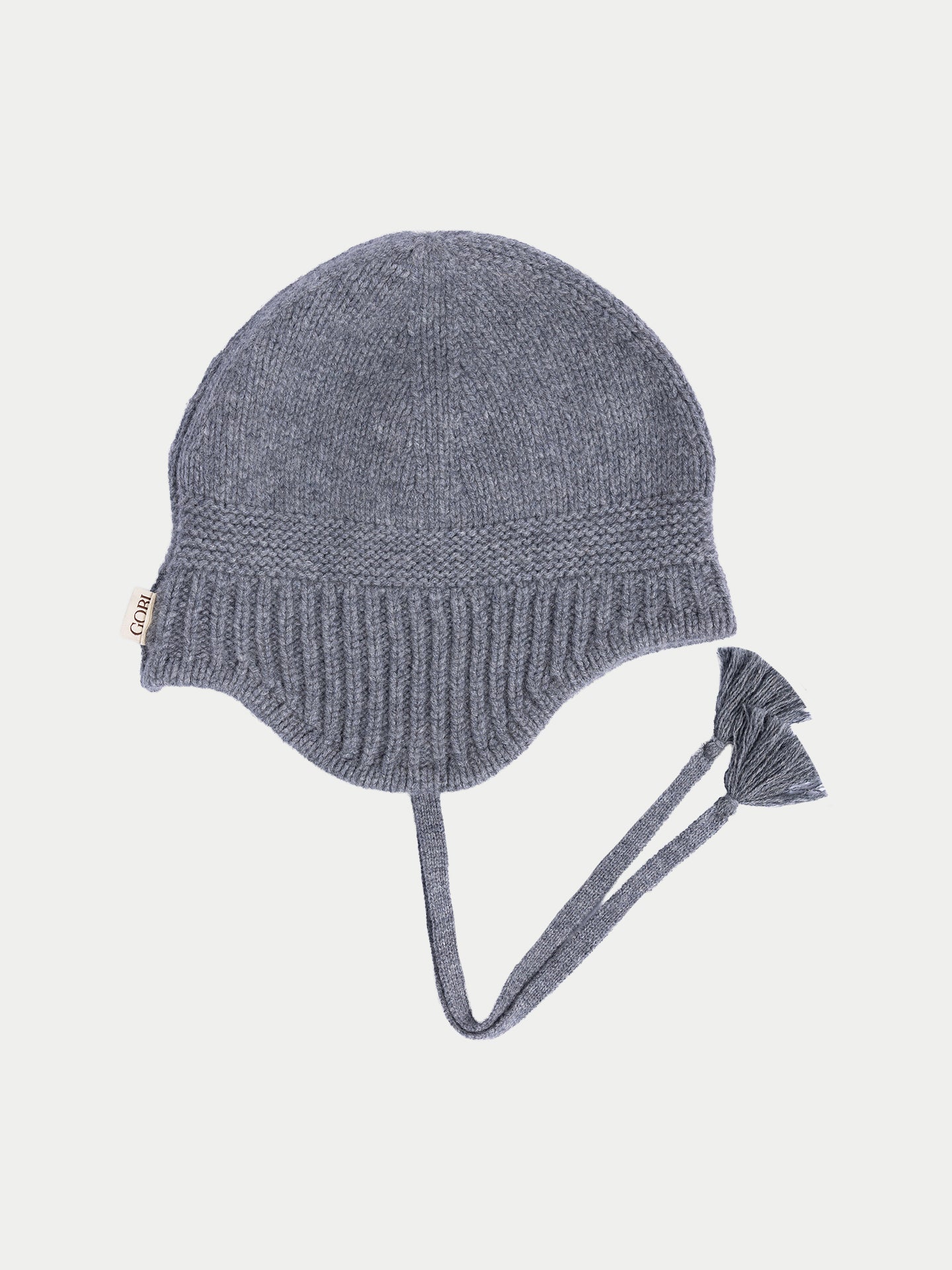 Ultimate Warmth Knit Tie Hat Dim Gray - Gobi Cashmere