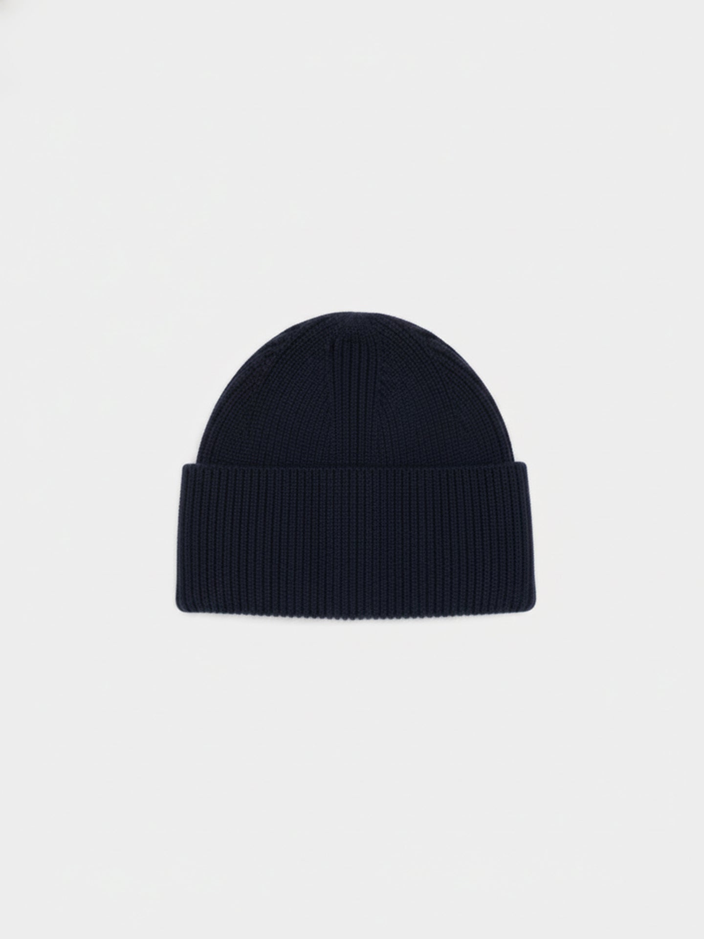 Ribbed Chunky Beanie Navy Blazer - Gobi Cashmere