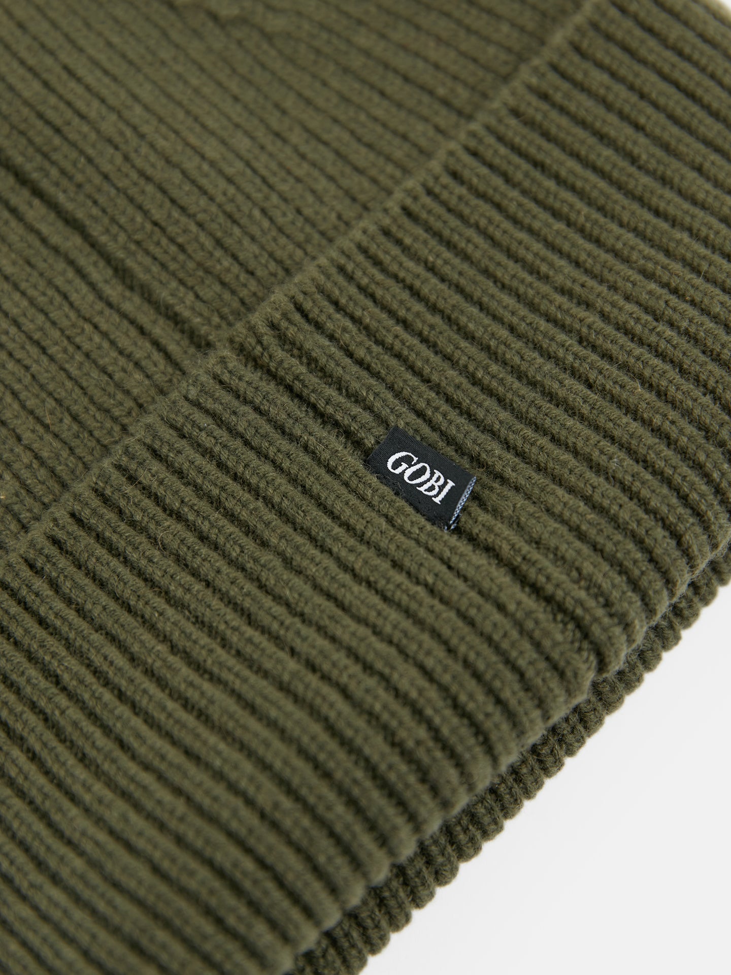 Men's Cashmere Beanie Hat Capulet Olive - Gobi Cashmere