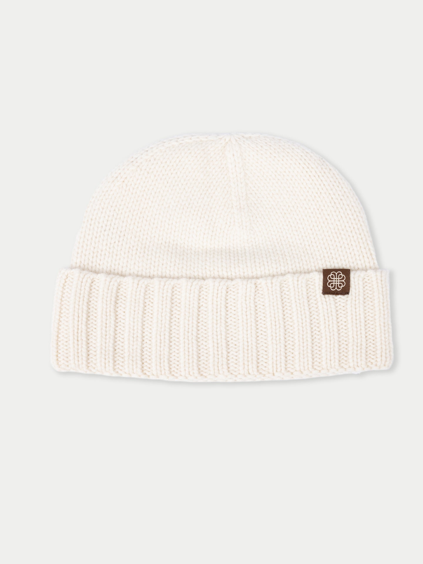 Unisex Beanie Off White - Gobi Cashmere