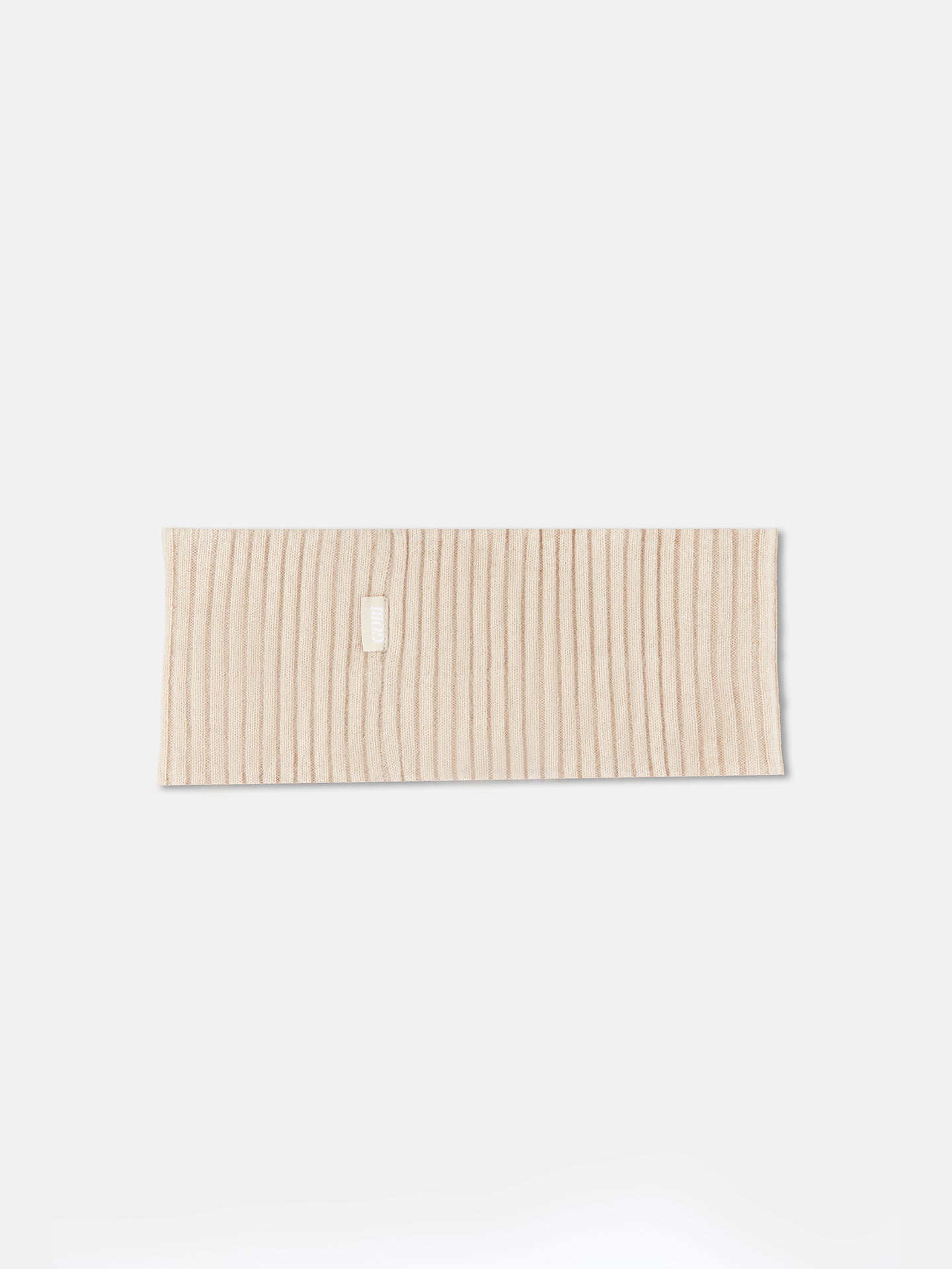 Unisex Responsible Cashmere Headband Beige - Gobi Cashmere