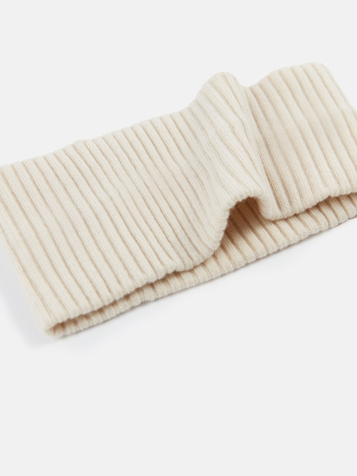 Unisex Responsible Cashmere Headband Off White - Gobi Cashmere