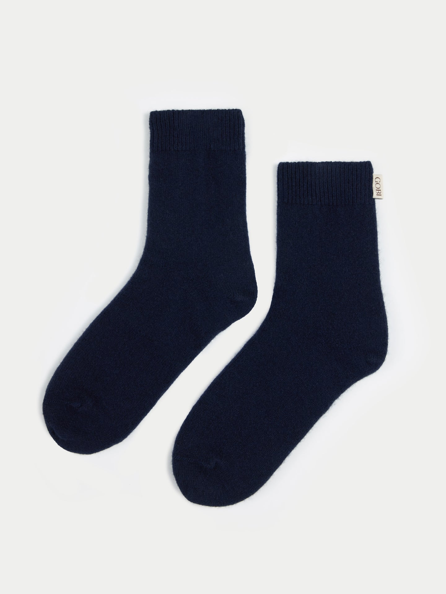 Unisex Cashmere Rib Knit Bed Socks