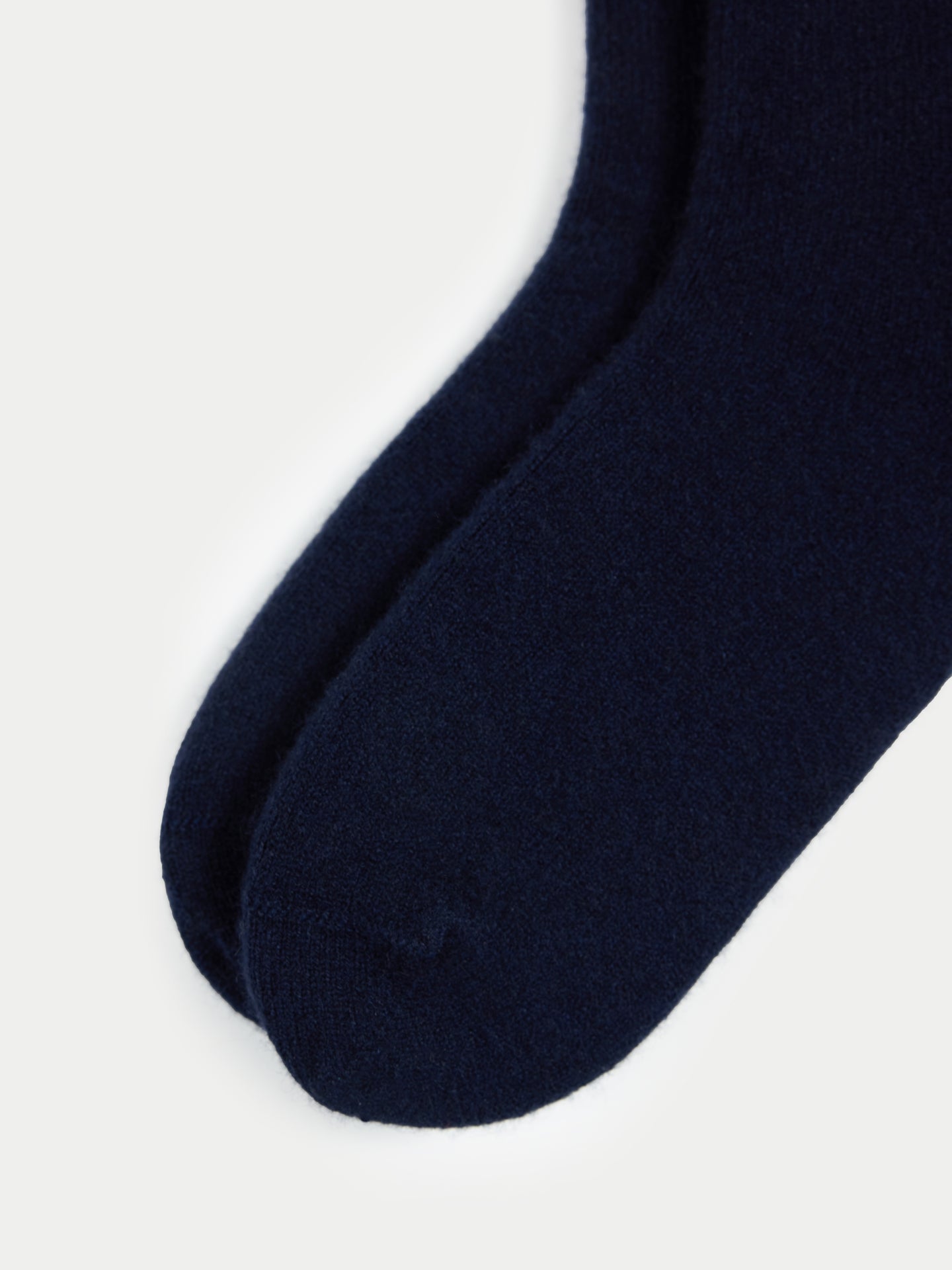 Unisex Cashmere Rib Knit Bed Socks