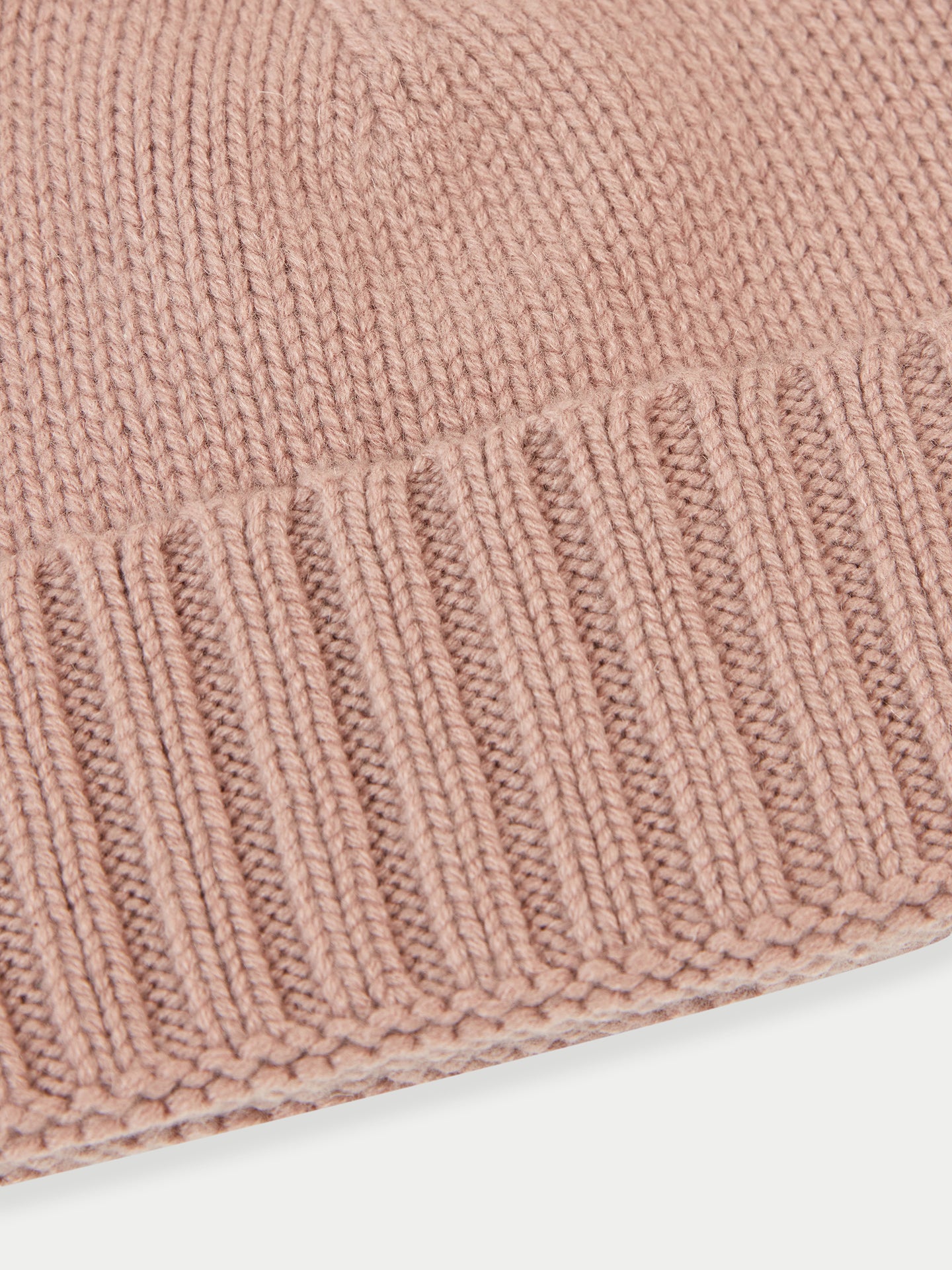 Women's Cashmere Rib Knit Hat Adobe Rose - Gobi Cashmere