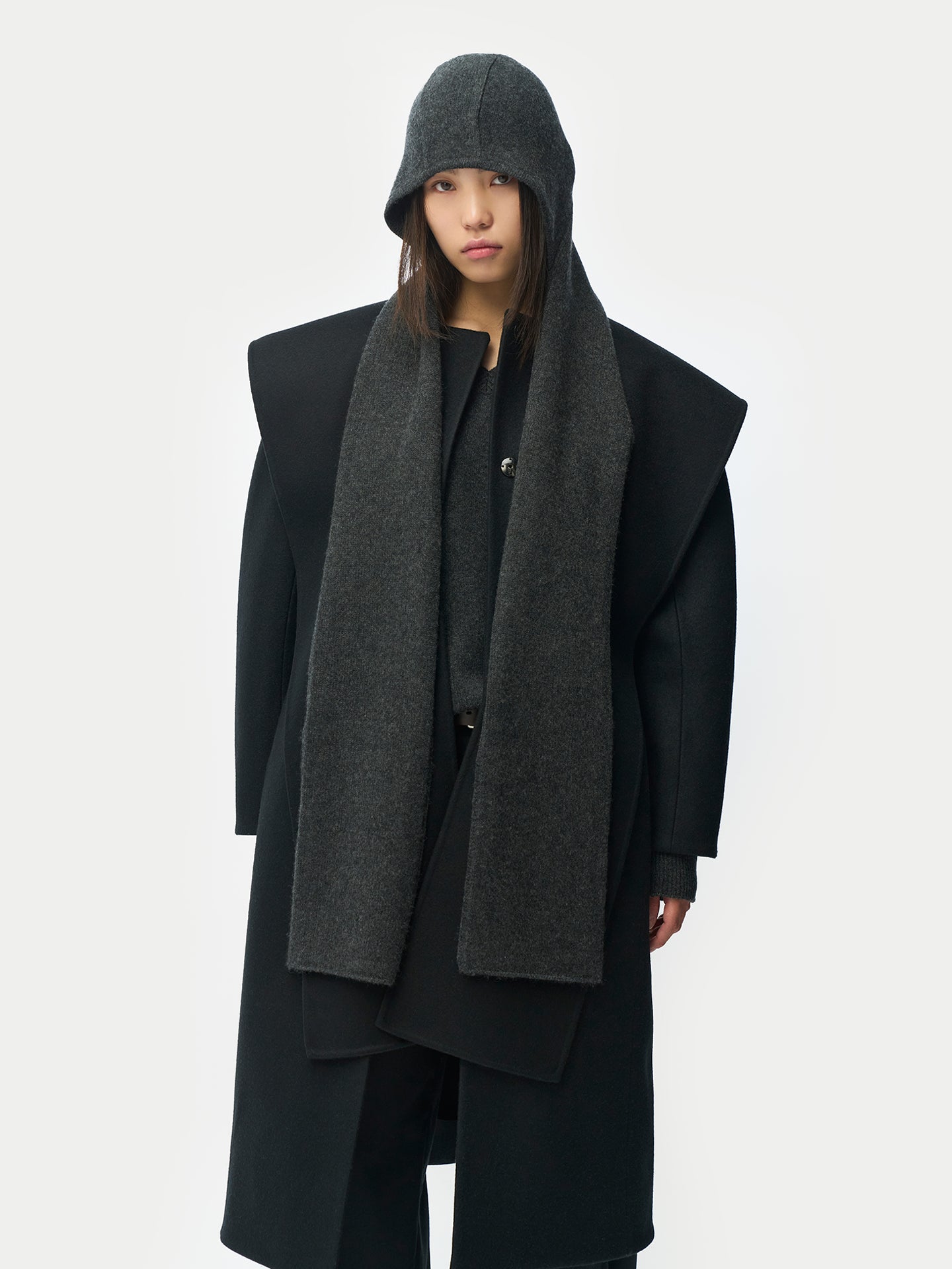 Cashmere Hooded Wrap