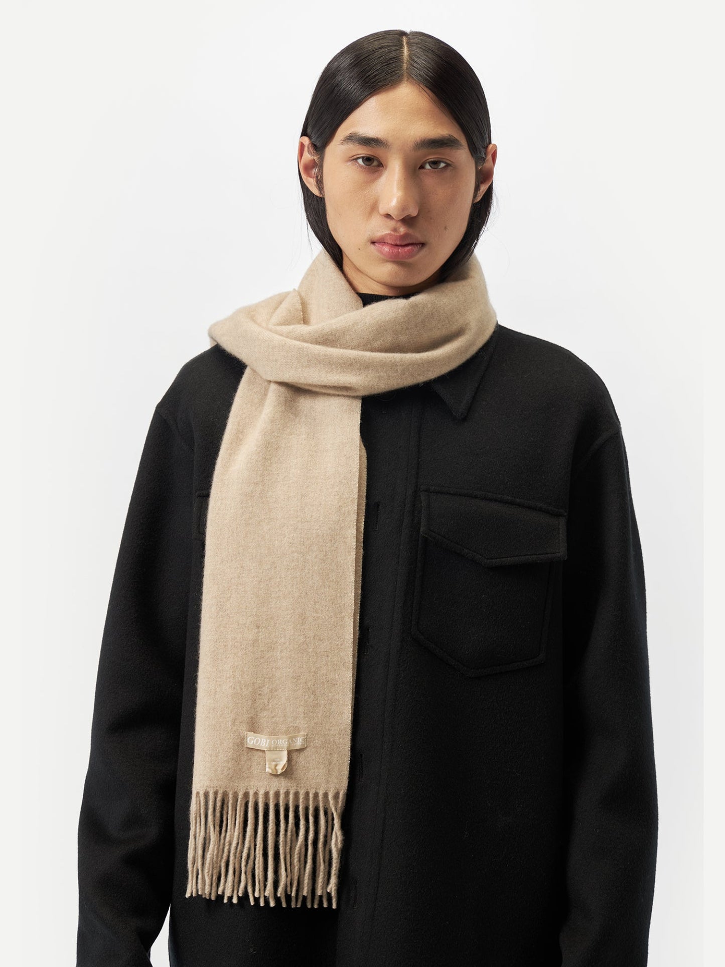 Kašmírový šátek s třásněmi