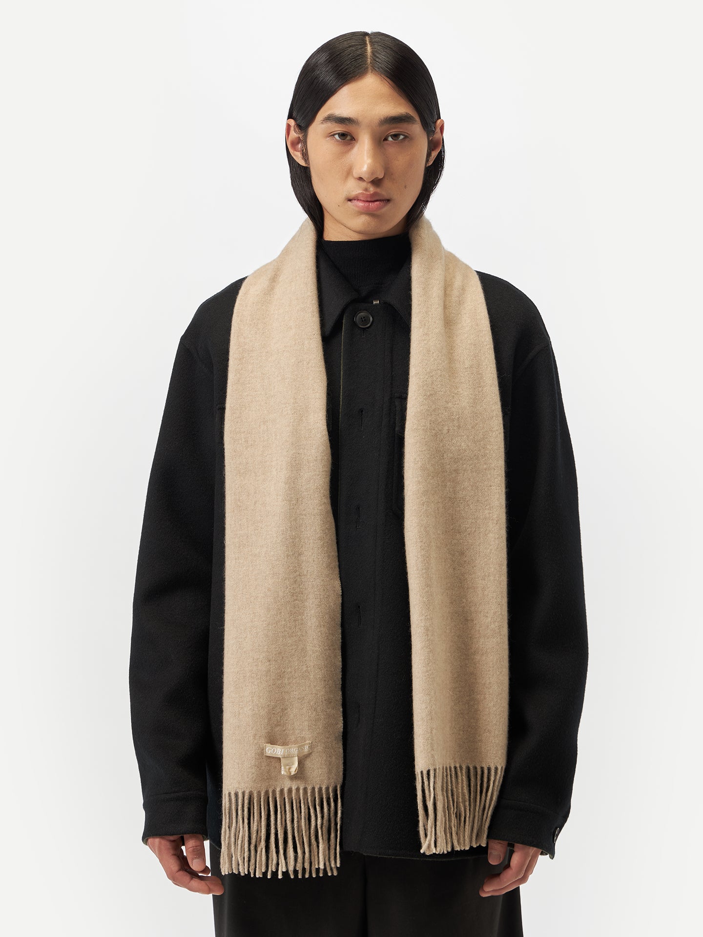 Kašmírový šátek s třásněmi