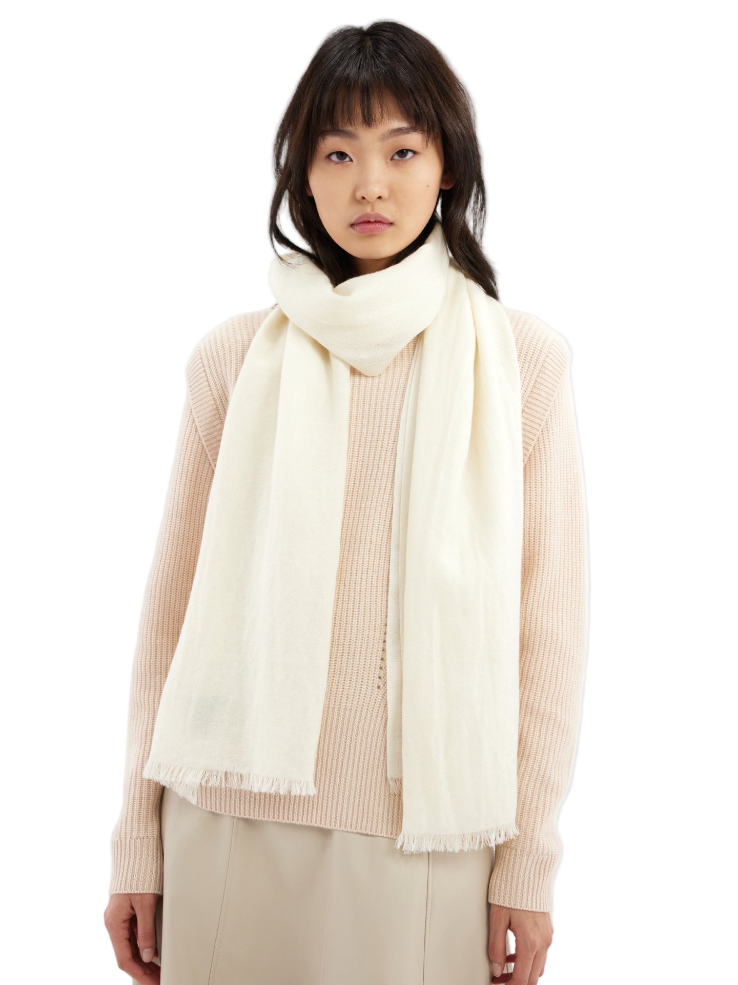Lightweight Cashmere Woven Scarf