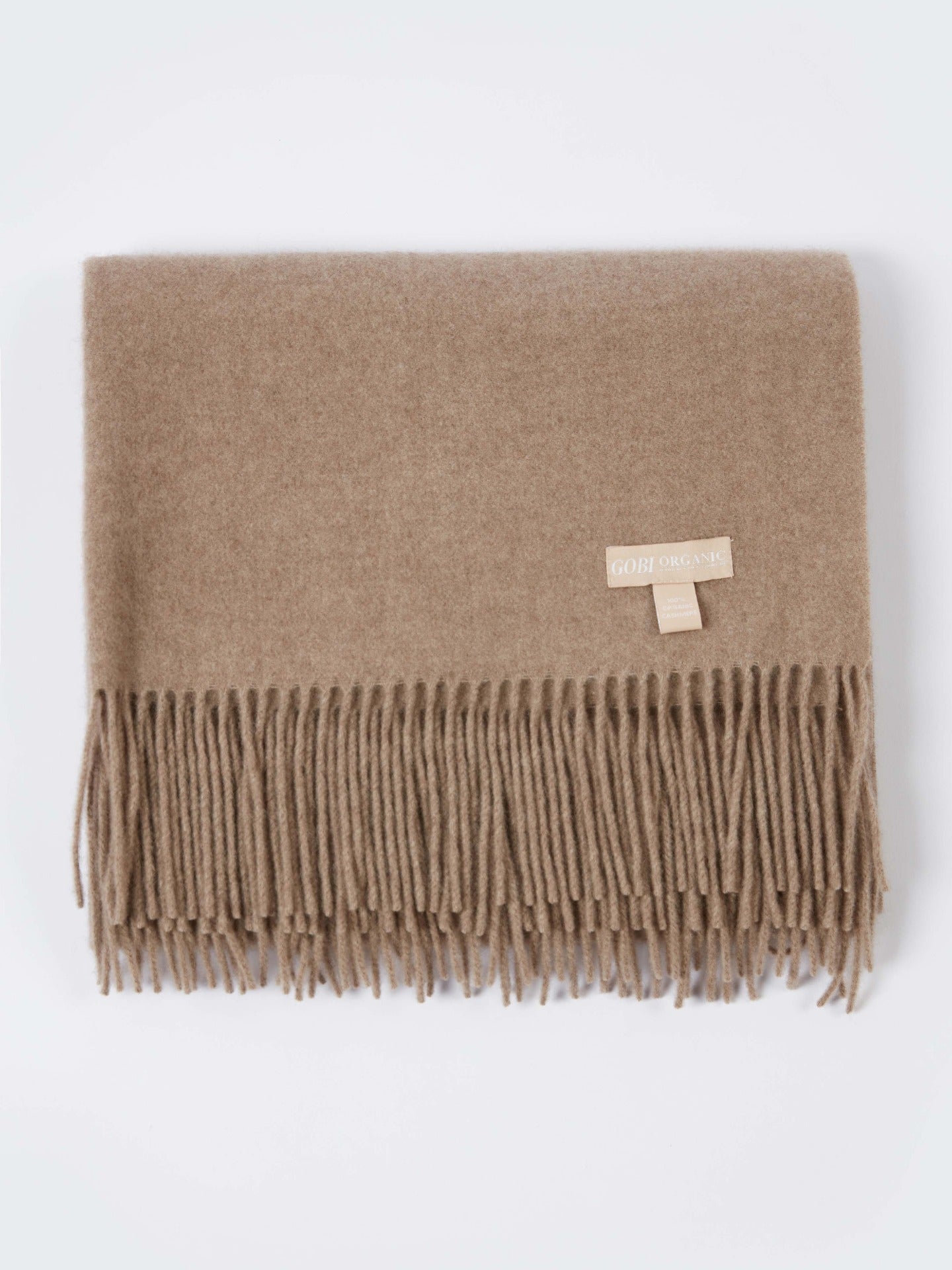 Barevný organický šátek s třásněmi