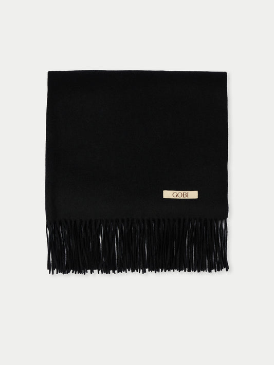 Wide Fringe Scarf