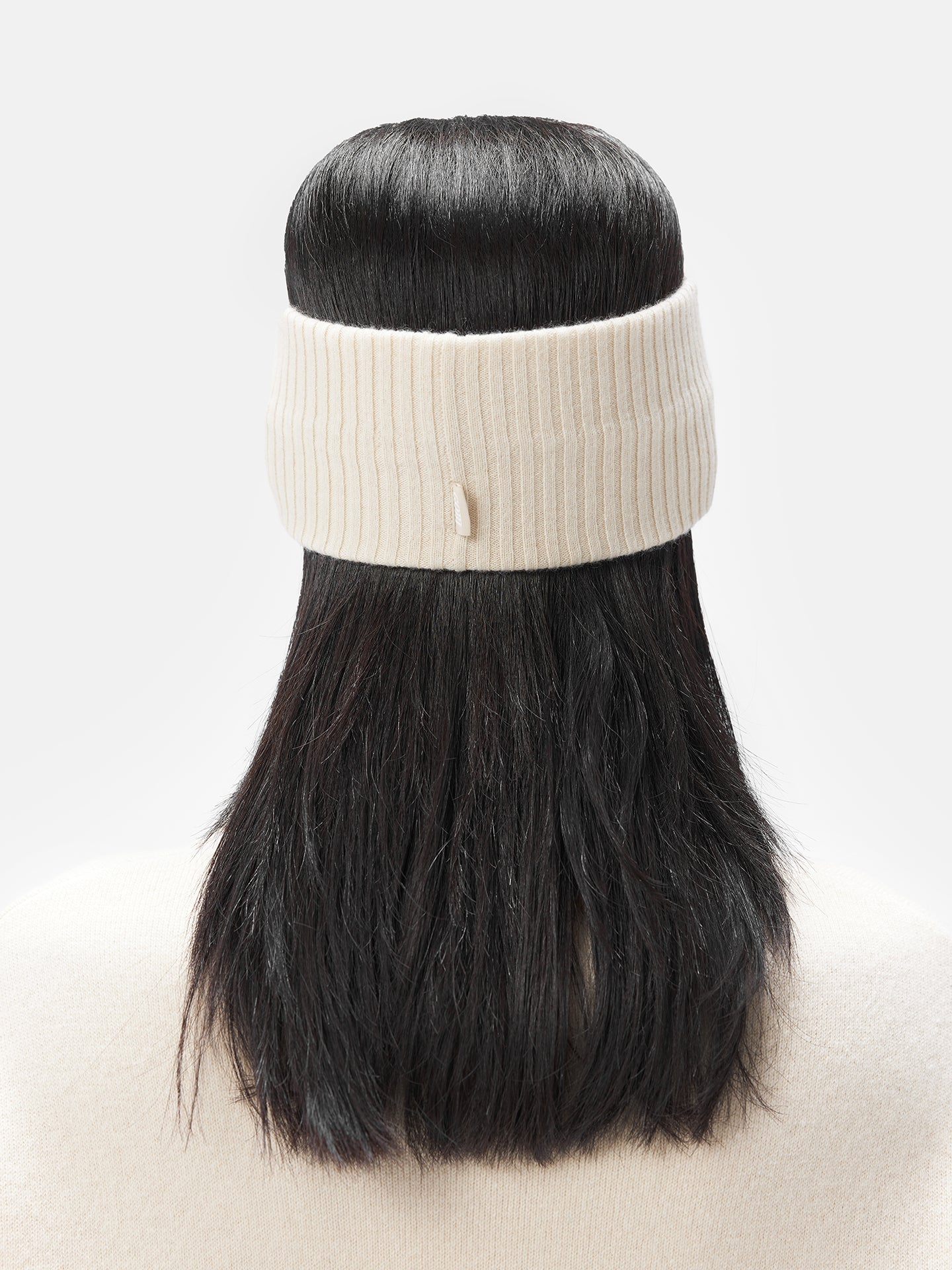 Unisex Responsible Cashmere Headband Off White - Gobi Cashmere