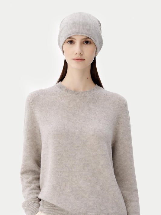 € 99 Cashmere Hat & Sweater Set Dawn Blue - Gobi Cashmere