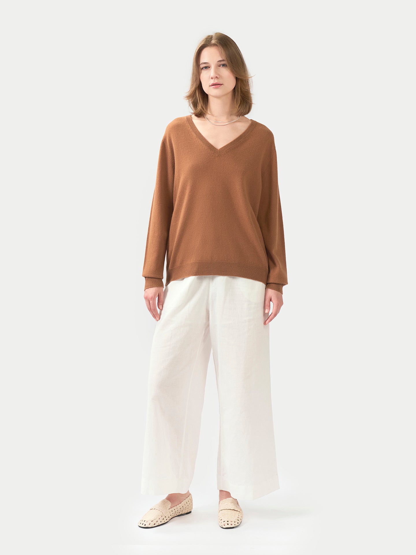 Essential Cashmere V-Neck Sweater