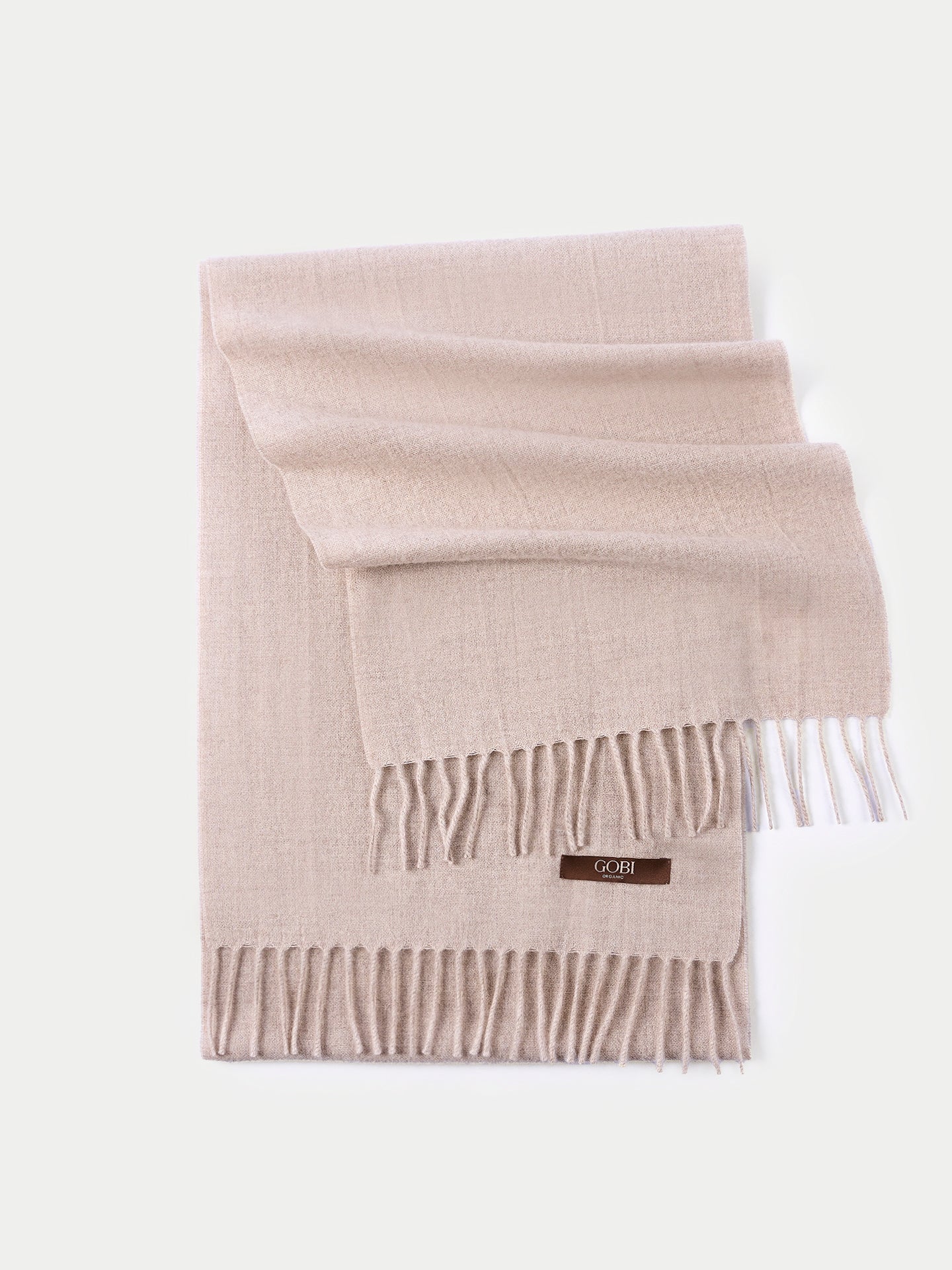 Organic Colour Cashmere Woven Scarf