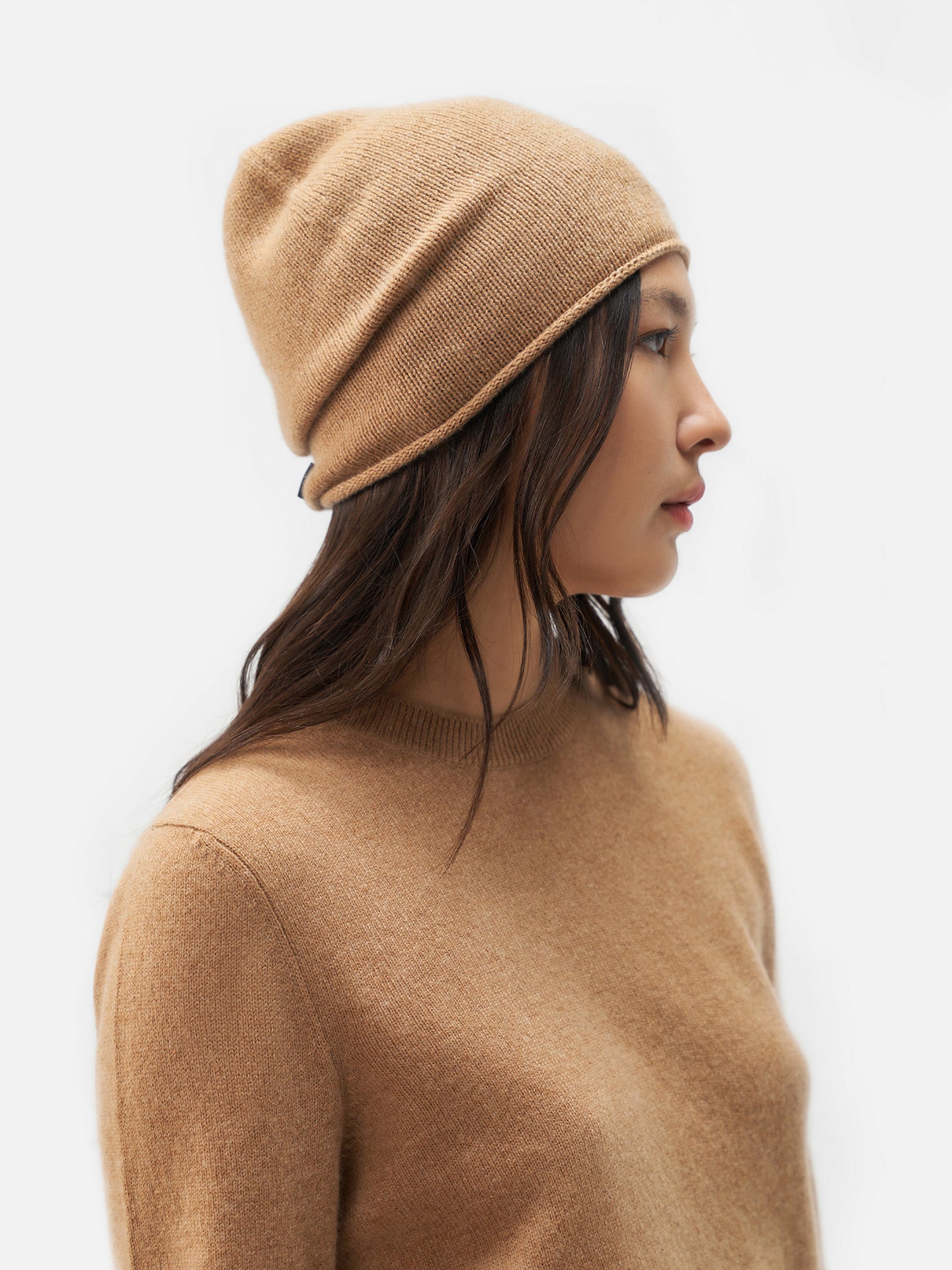 Women's Cashmere €99 Hat & Sweater Set Sheepskin - Gobi Cashmere