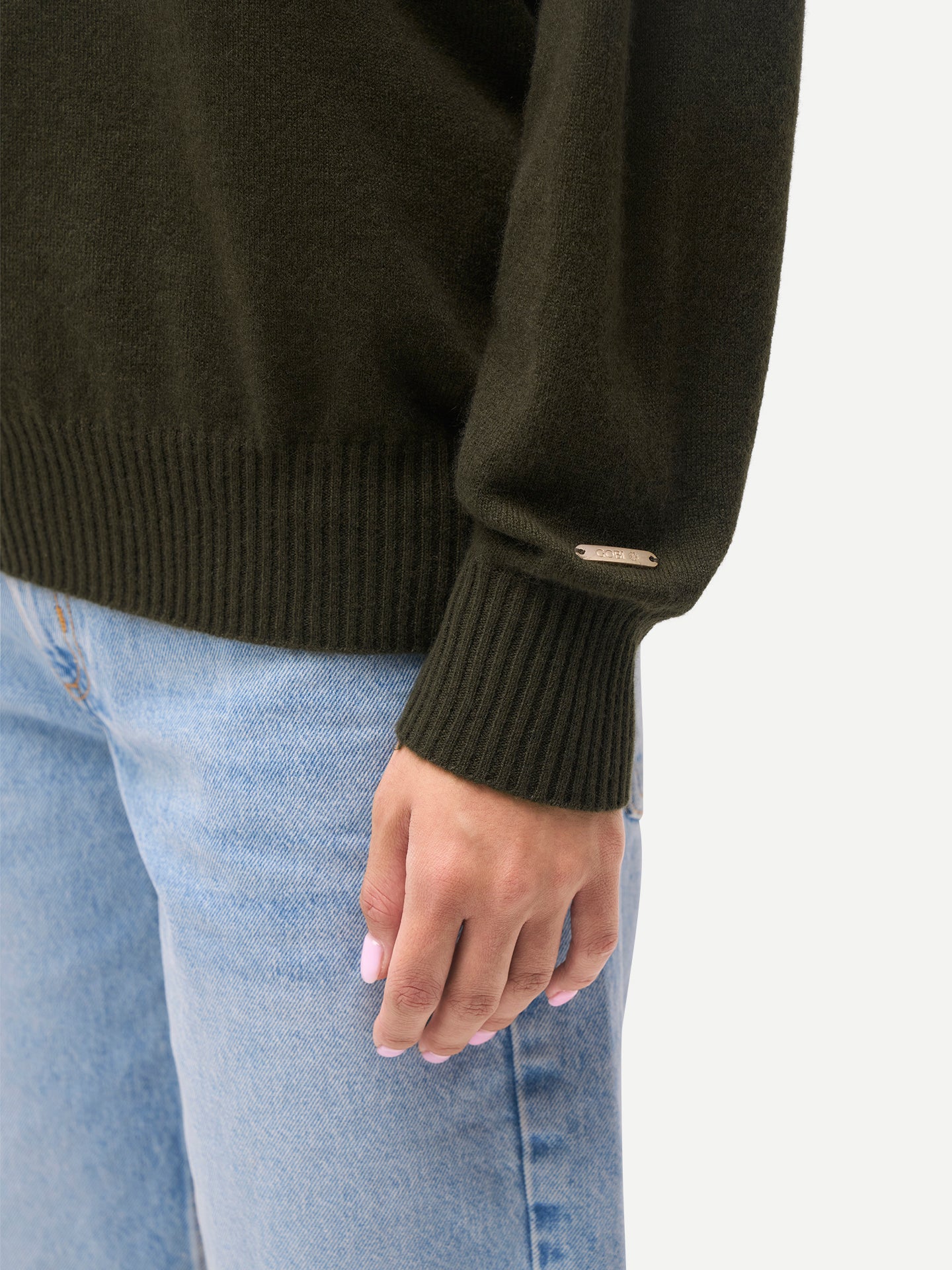 Women T-Neck  Cashmere Sweater