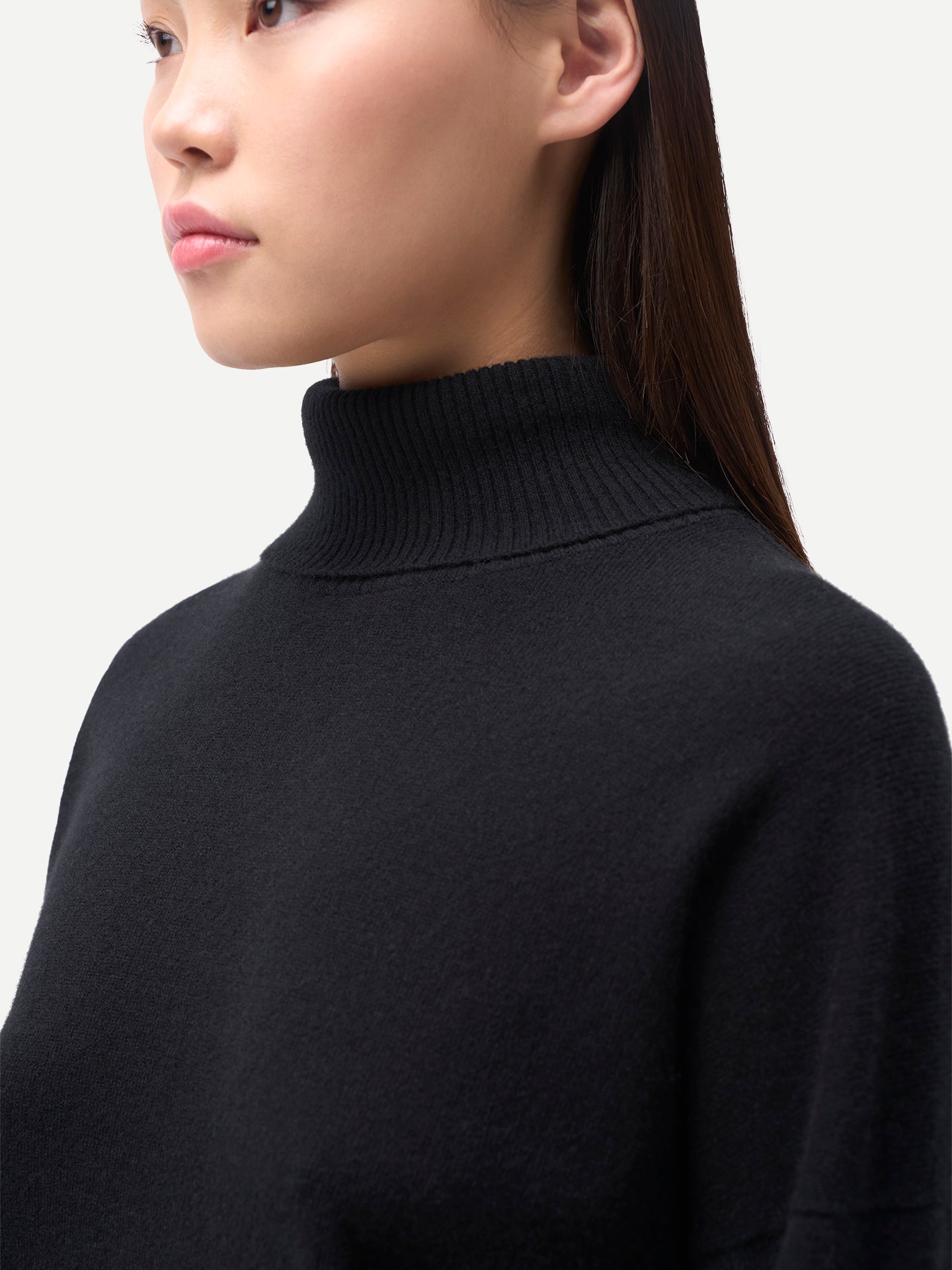 Women T-Neck  Cashmere Sweater