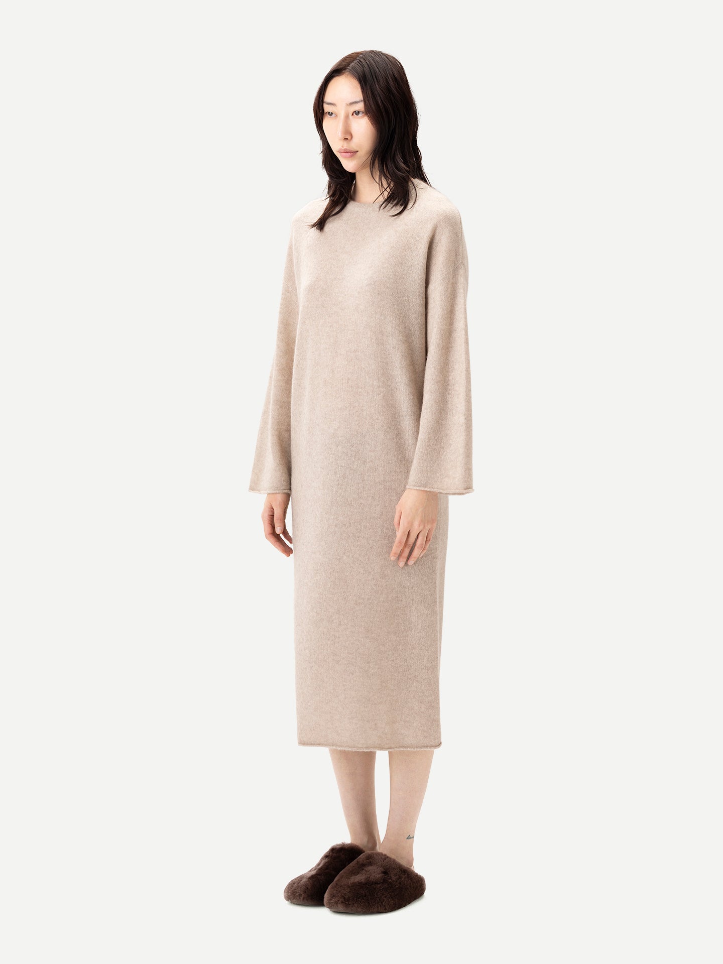 Long Cashmere Sweater Dress