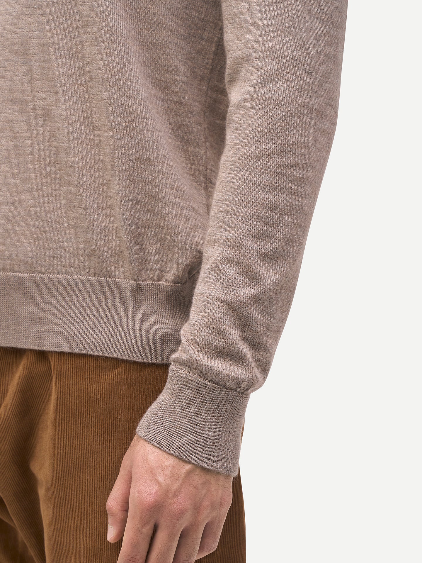 Cashmere Silk C-Neck Sweater