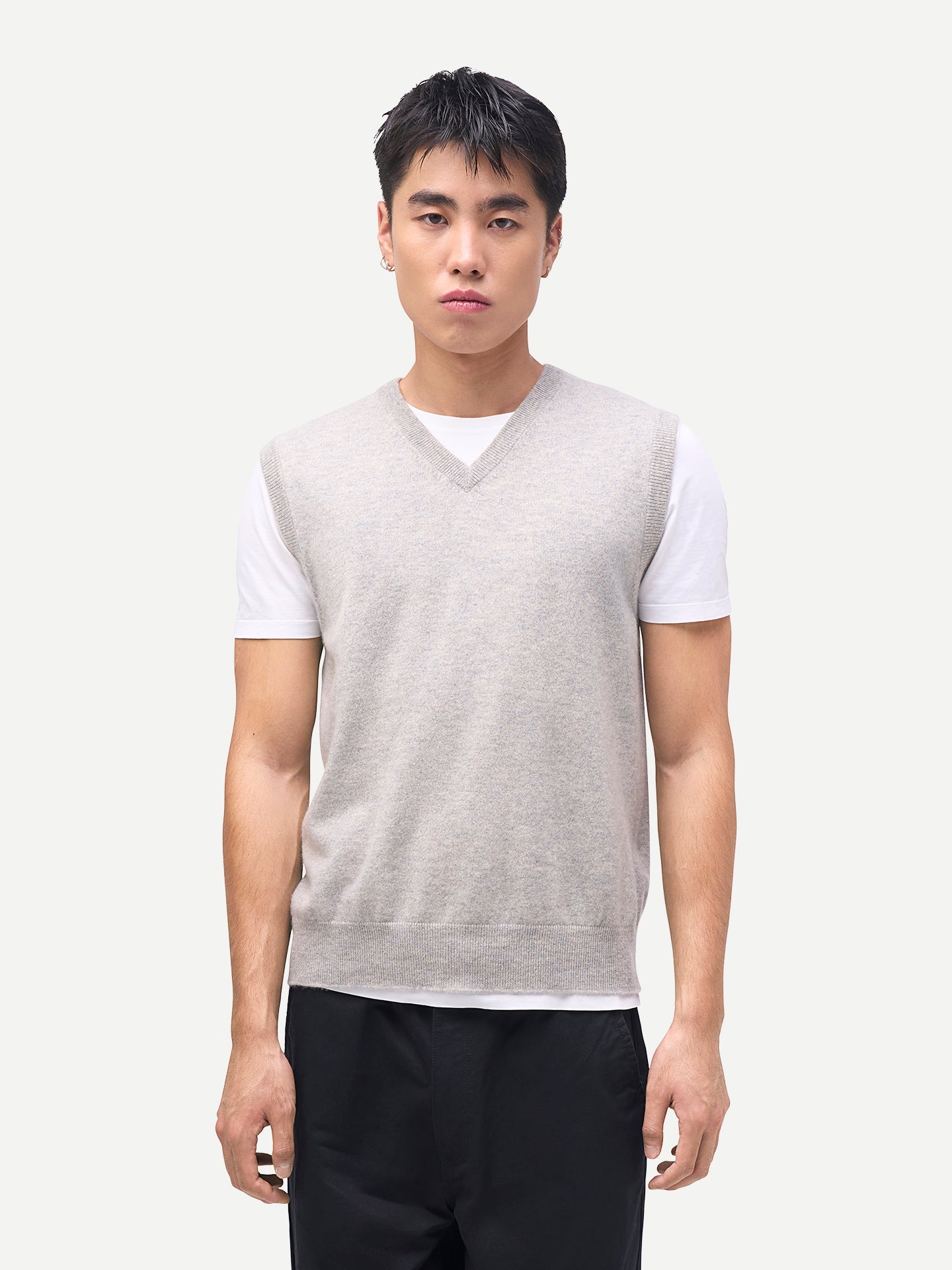 Timeless V-Neck Cashmere Vest