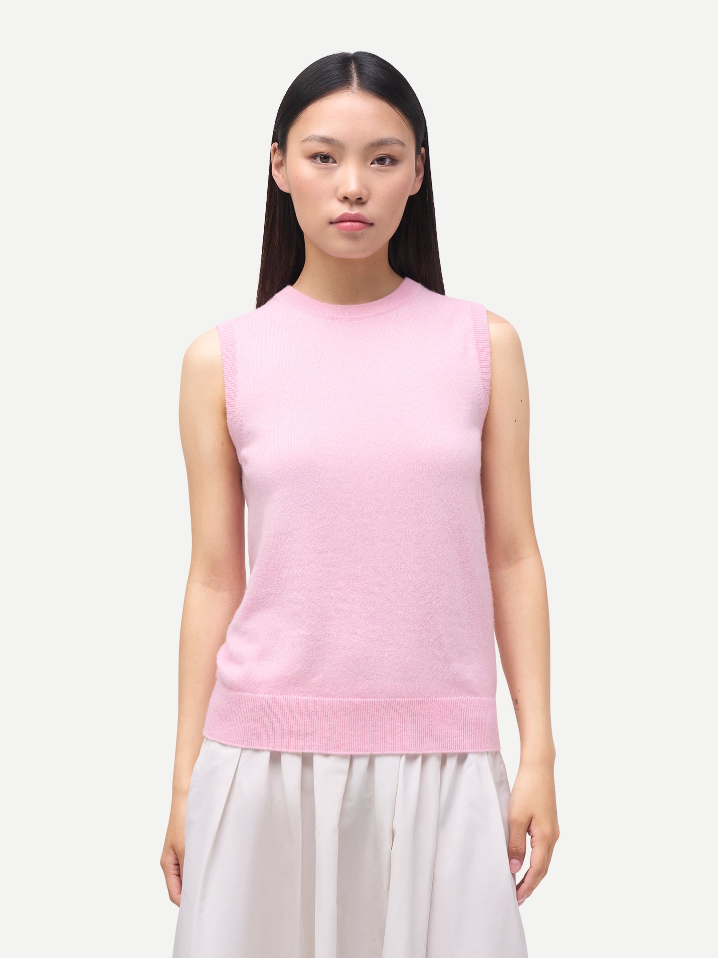 Timeless Cashmere Crewneck Vest