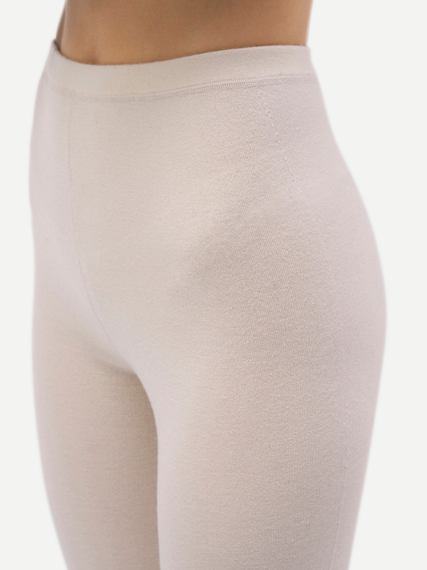 Women's Silk Cashmere Leggings Whisper White - Gobi Cashmere