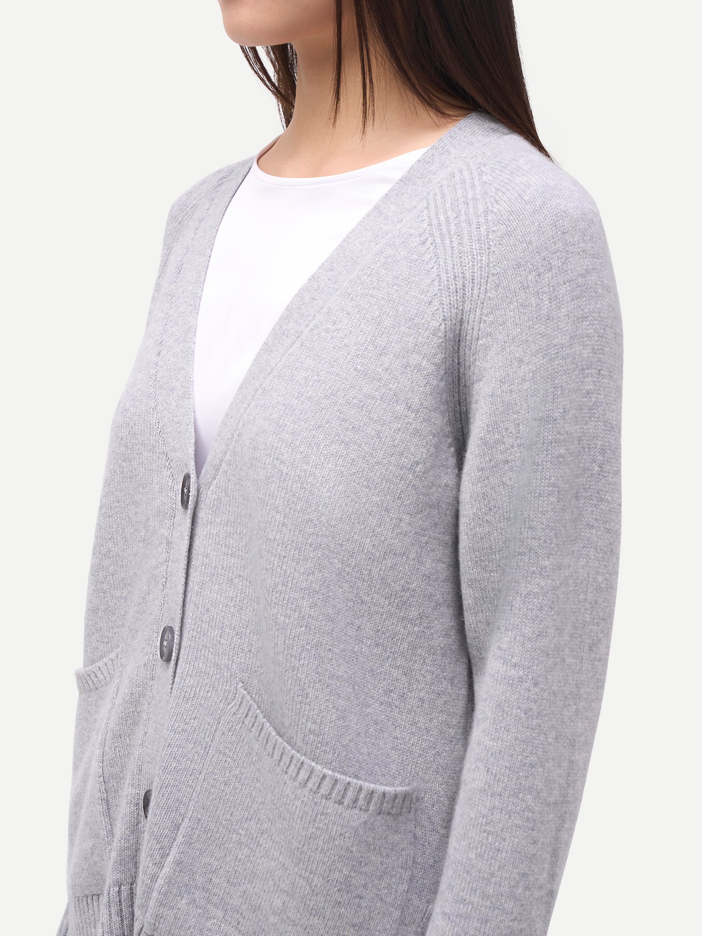 Women's Relaxed-Fit Cashmere Cardigan High Rise - Gobi Cashmere