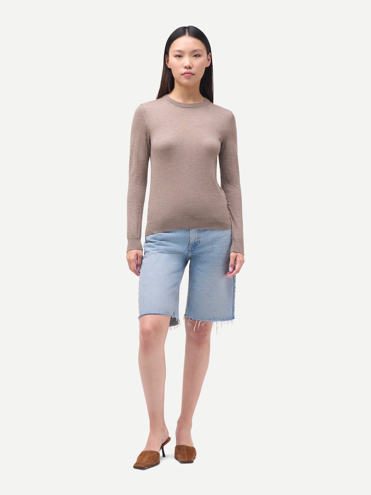 Women C-Neck  Cashmere Sweater