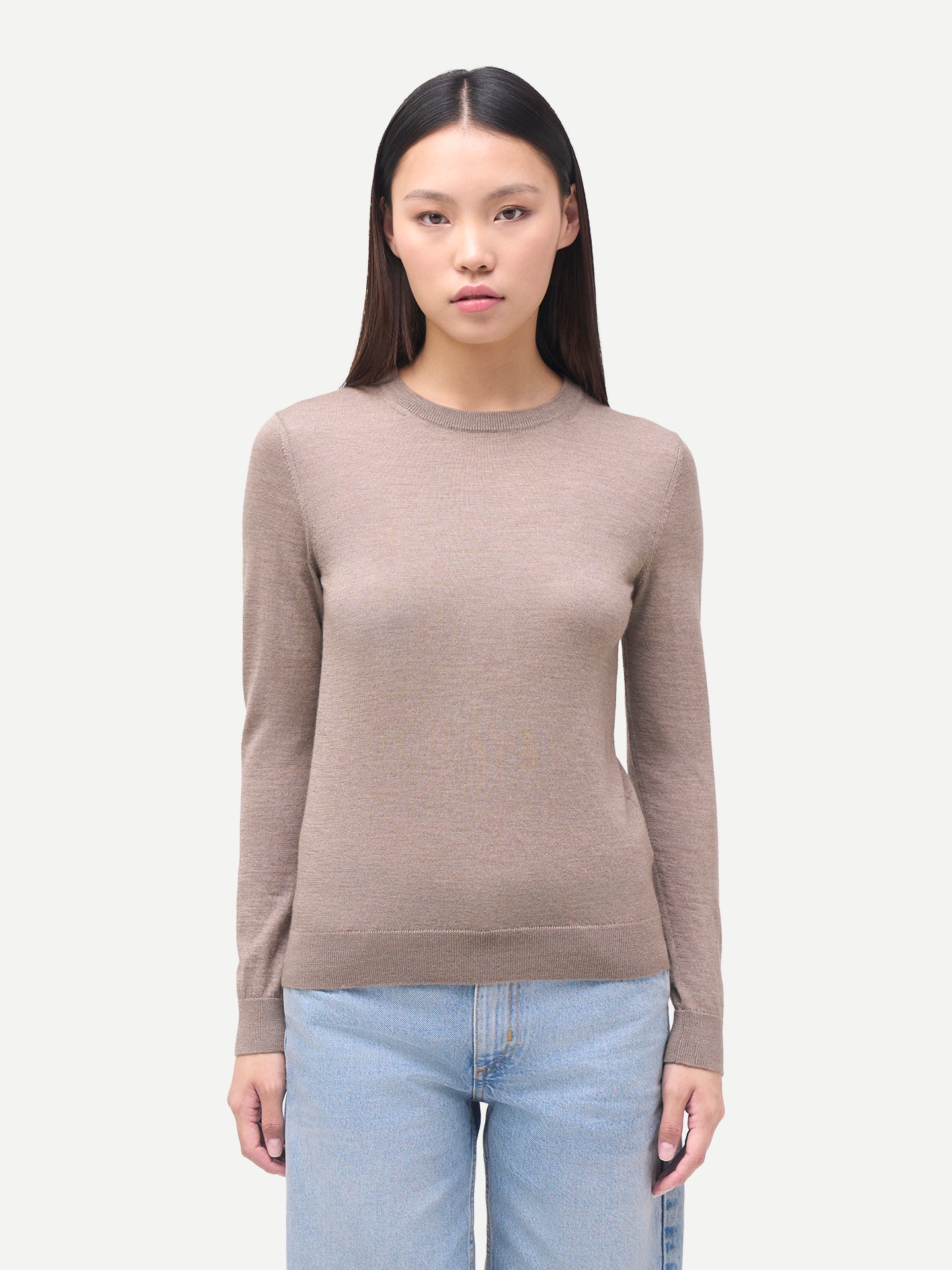 Women C-Neck  Cashmere Sweater