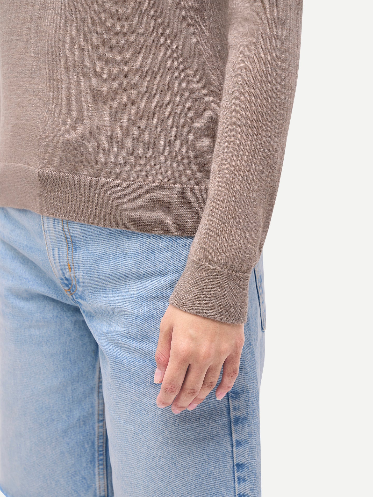 Women C-Neck  Cashmere Sweater