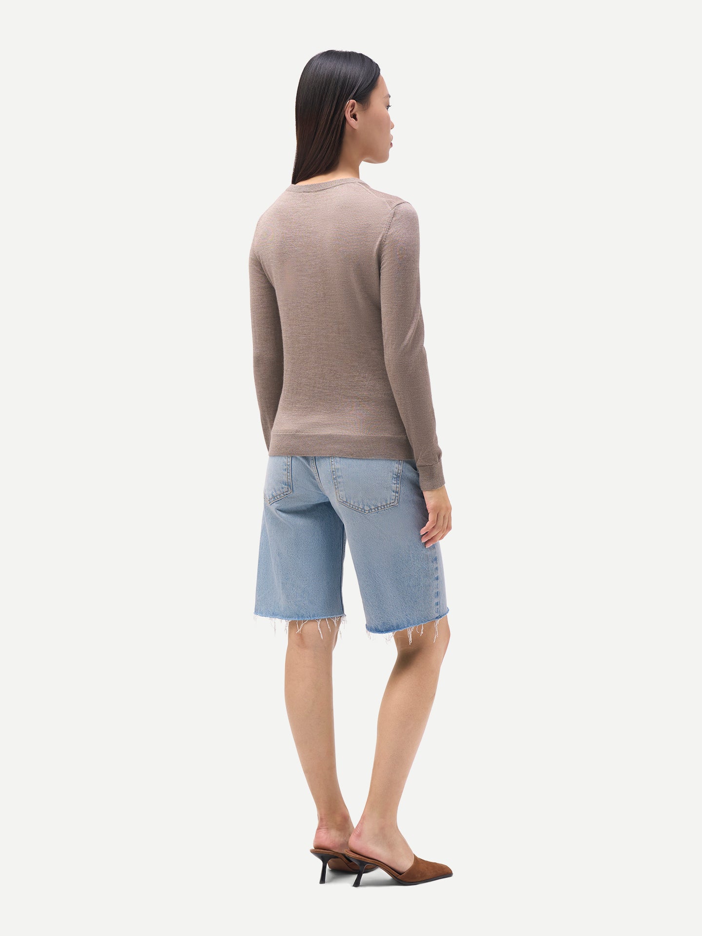 Women C-Neck  Cashmere Sweater