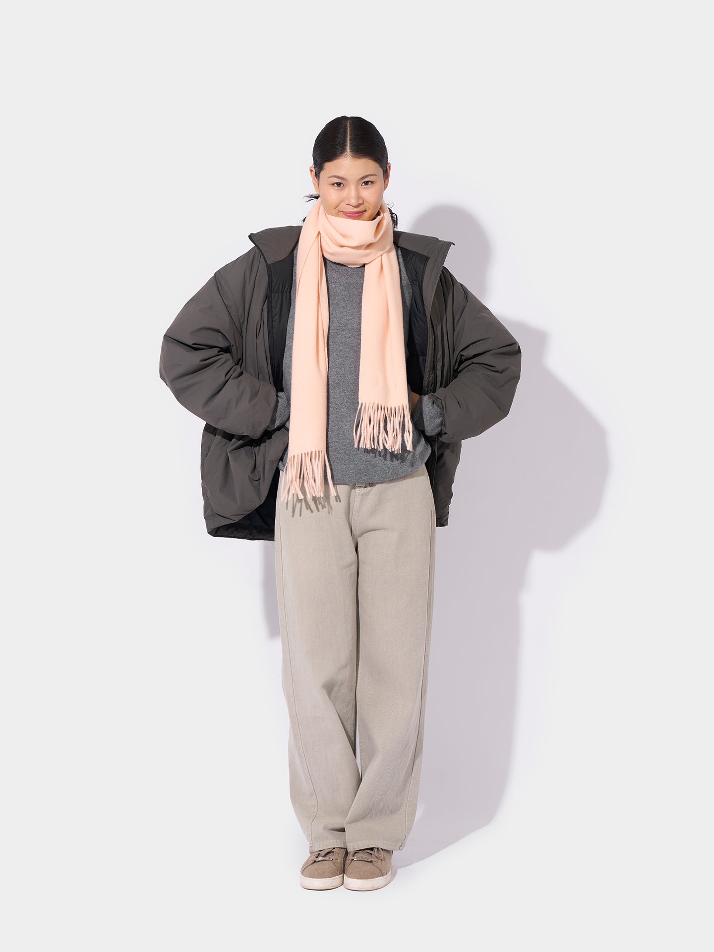 Halstørklæde Med Frynser