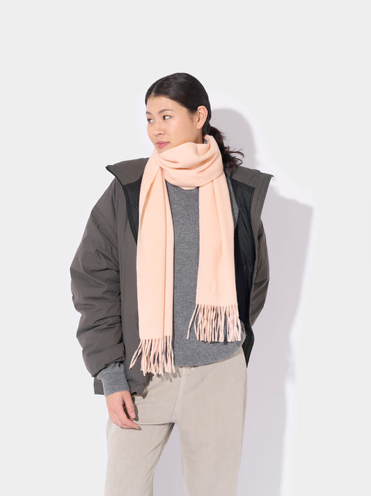 Écharpe avec franges en cachemire pour unisex
