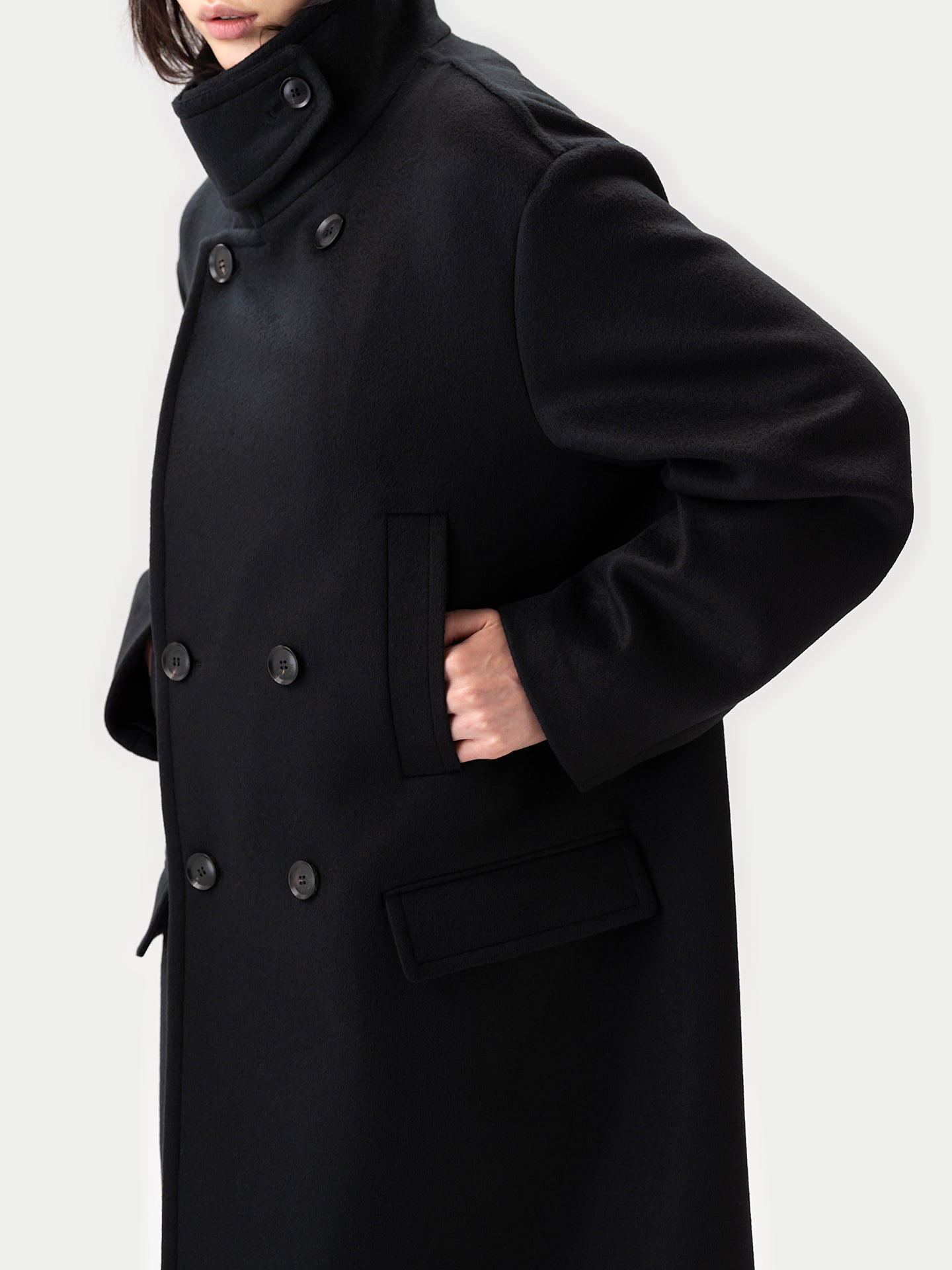 Unisex Cashmere Trench Coat