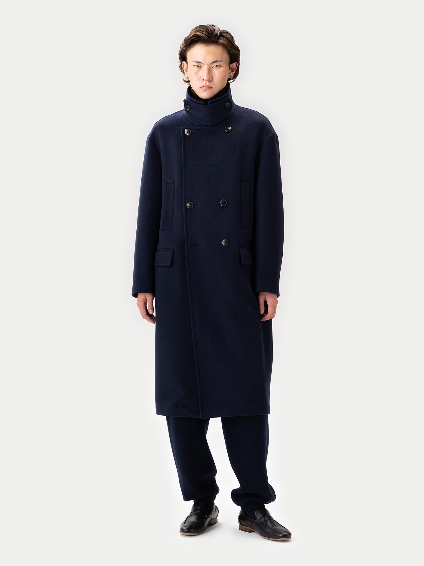 Unisex Cashmere Trench Coat