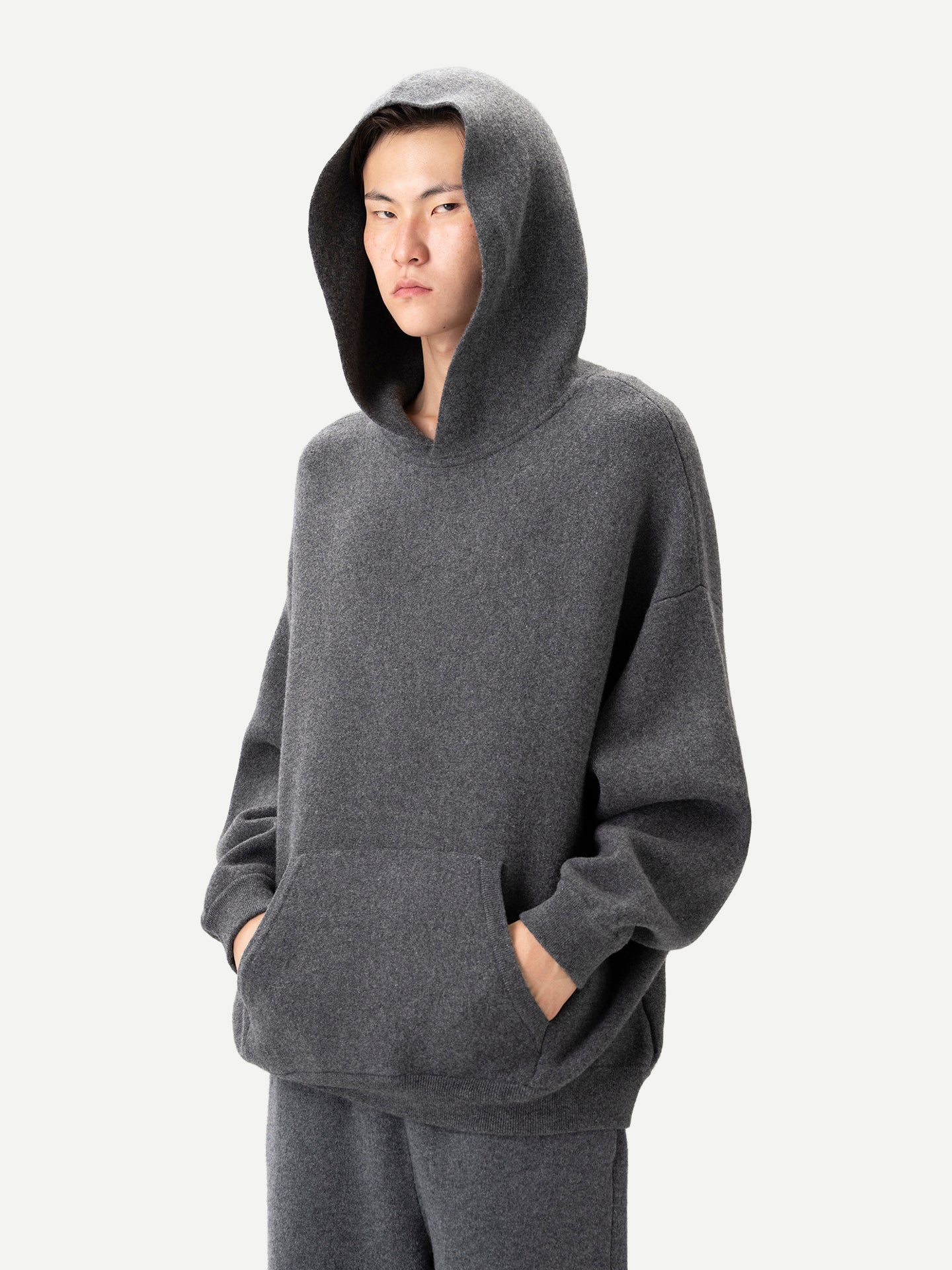 Unisex Cashmere Sweatshirt Plum Kitten - Gobi Cashmere