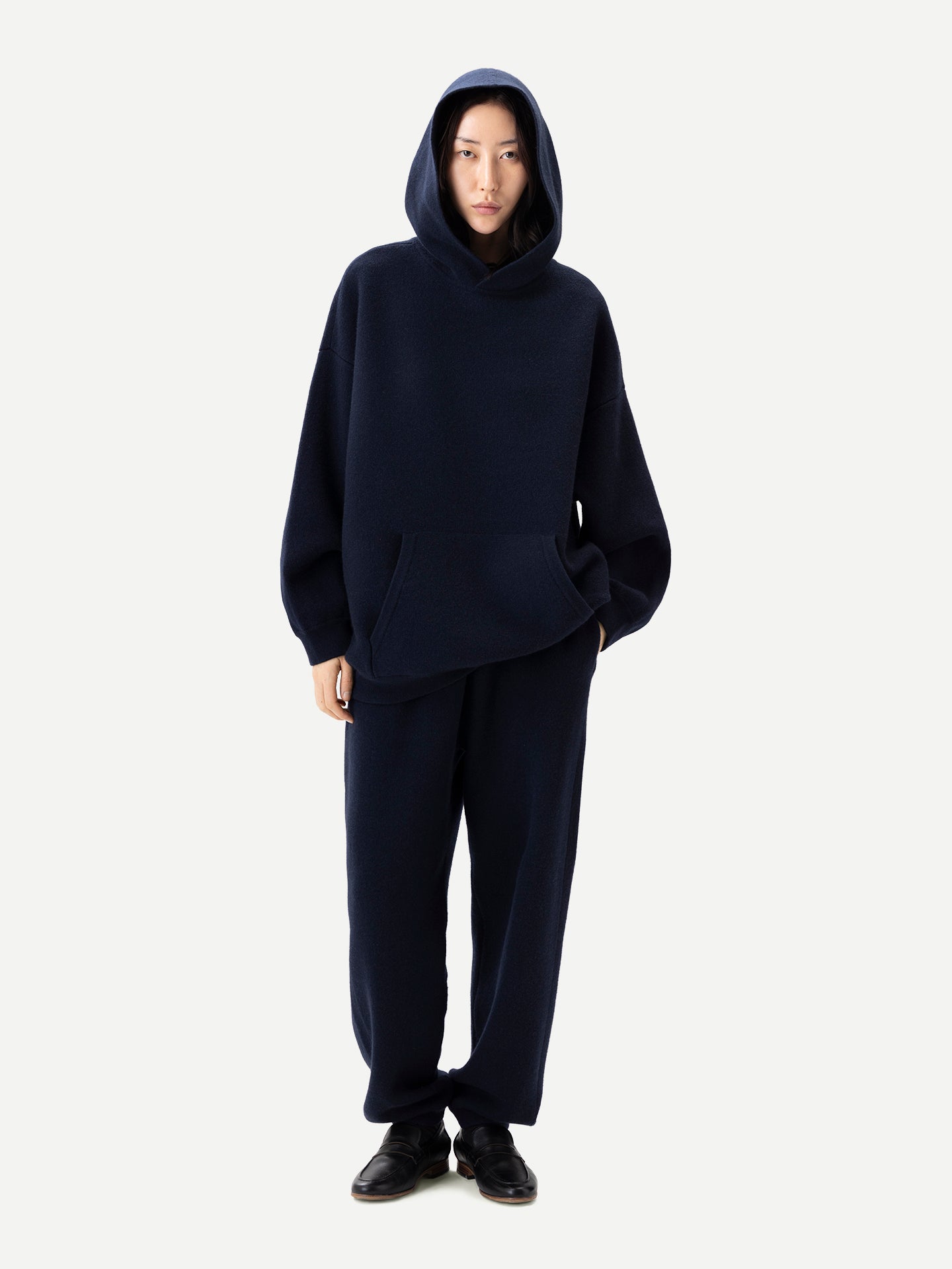 Unisex Cashmere Sweatshirt India Ink - Gobi Cashmere