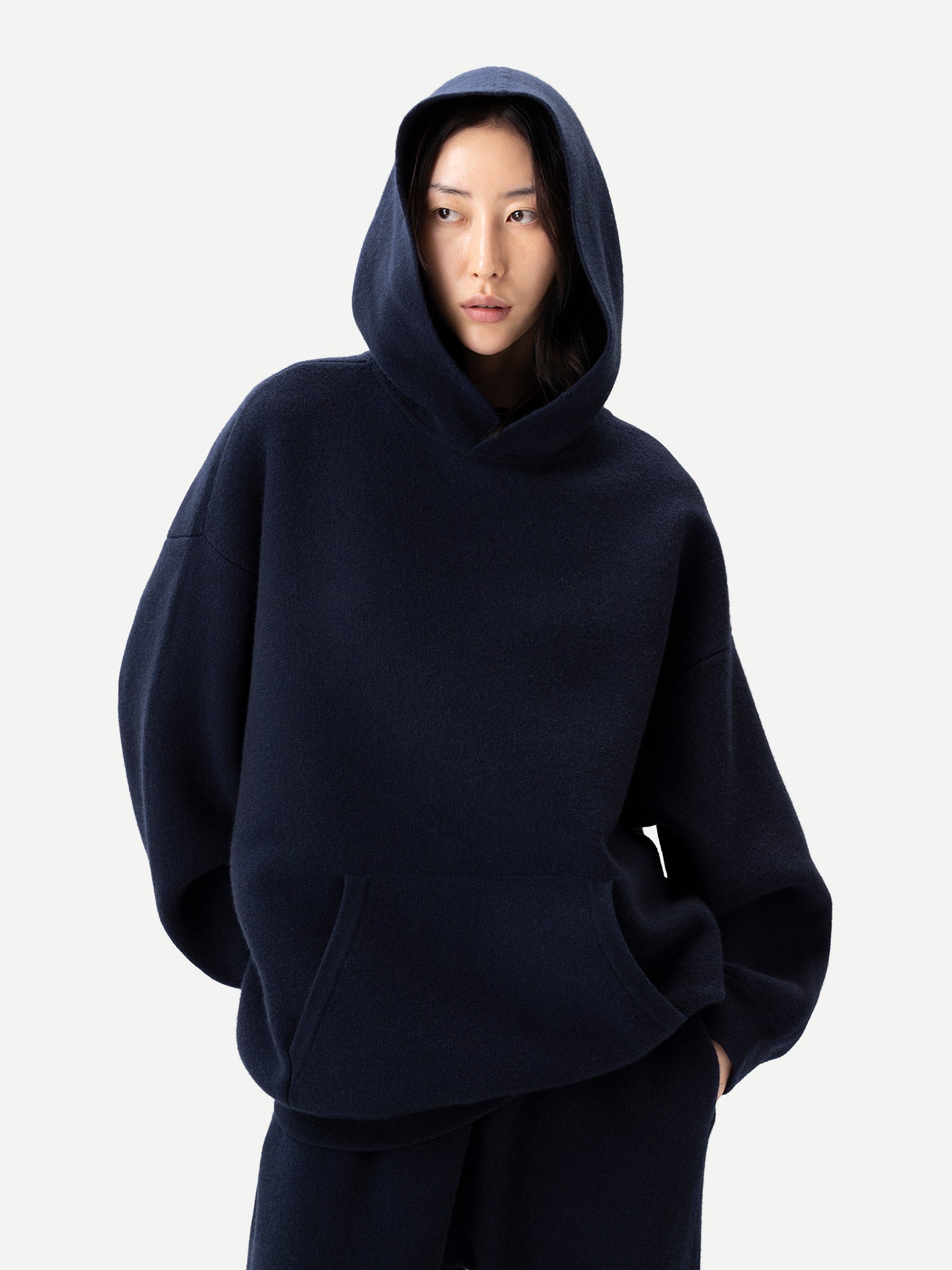 Unisex Cashmere Sweatshirt India Ink - Gobi Cashmere