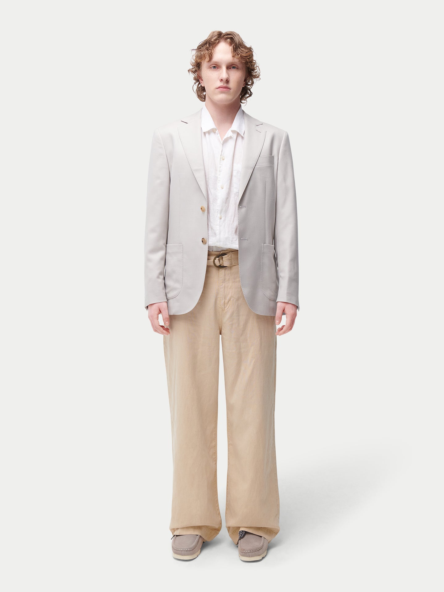 Men's single-breasted cashmere blazer