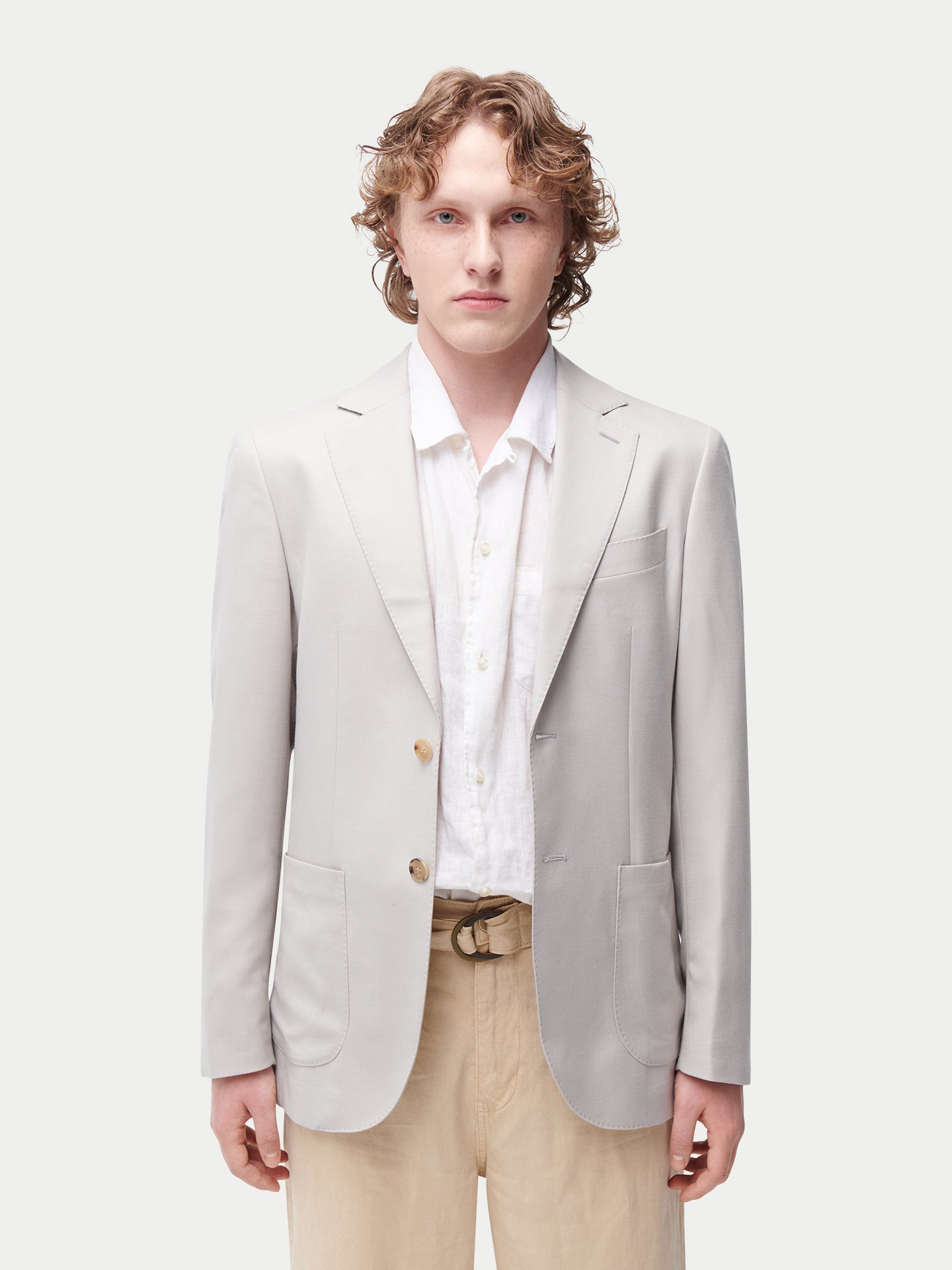 Men's single-breasted cashmere blazer
