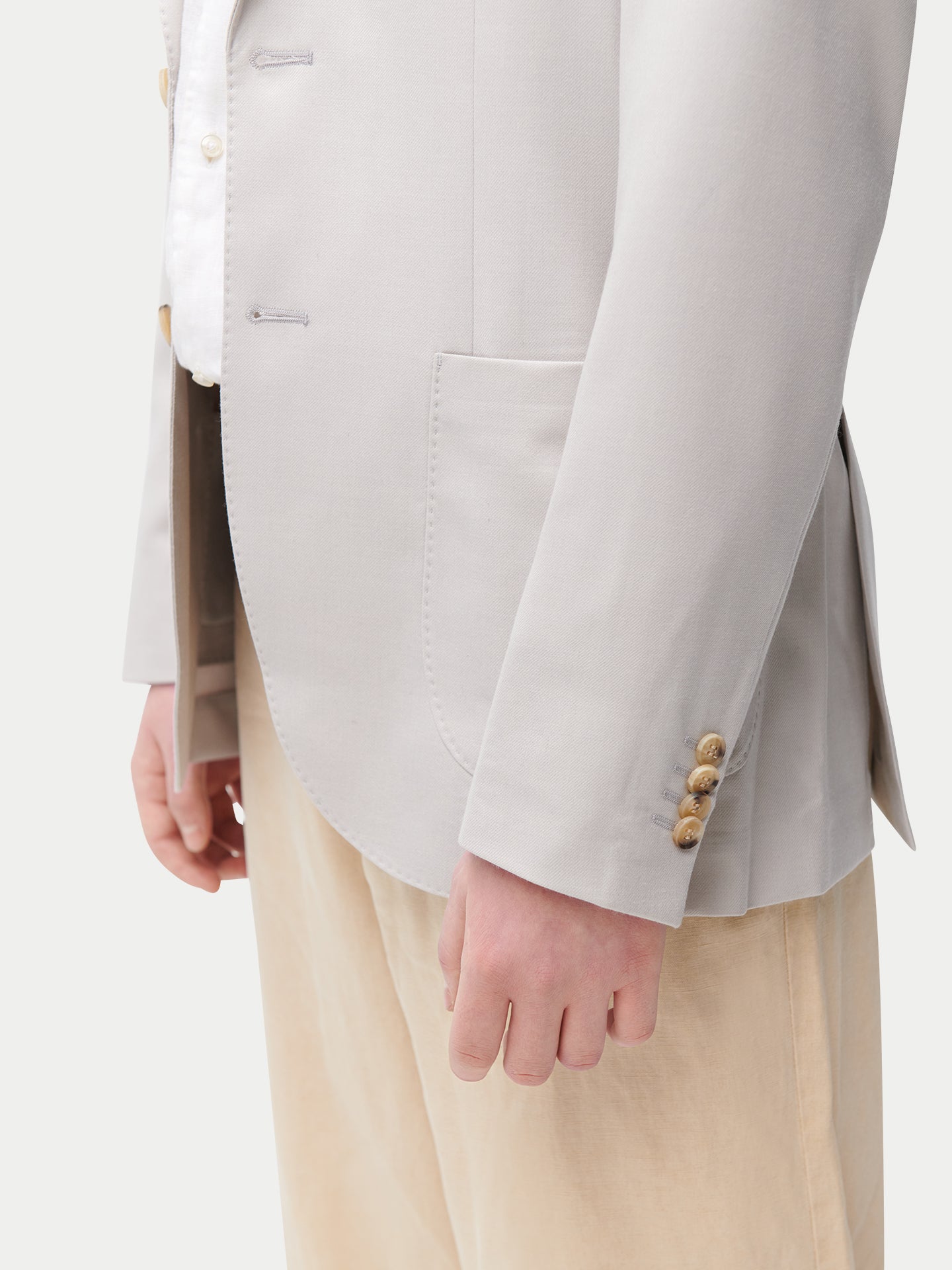 Men's single-breasted cashmere blazer