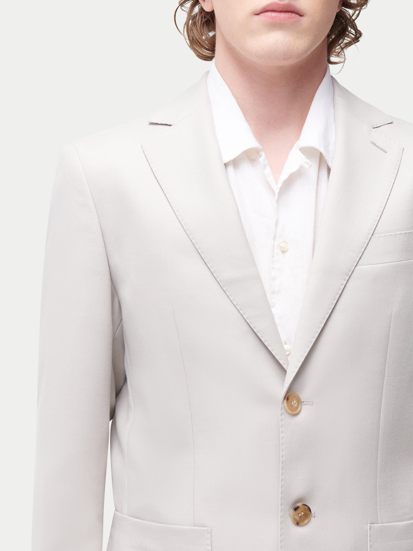 Men's single-breasted cashmere blazer