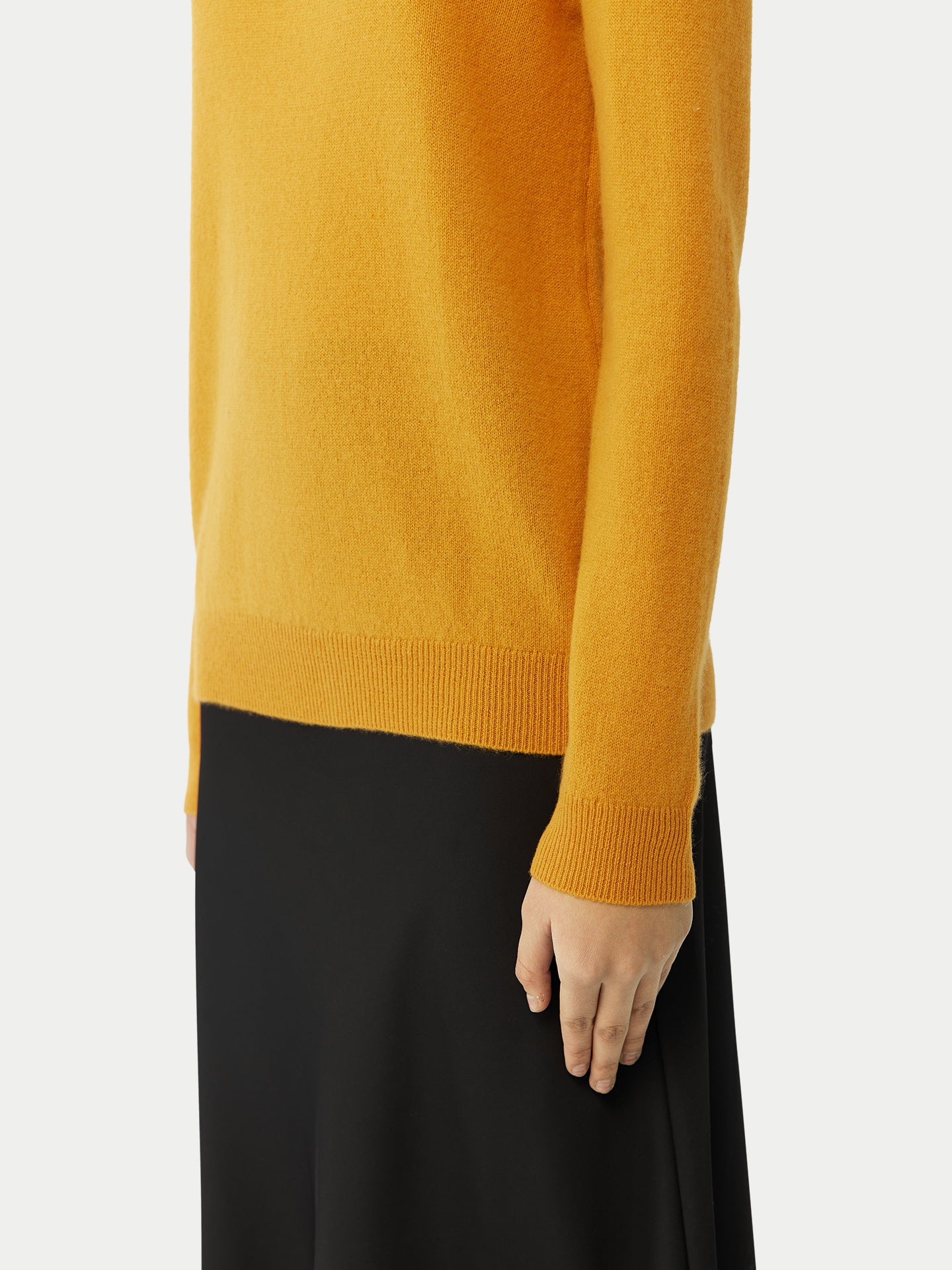 Women's Cashmere €99 Hat & Sweater Set Daffodil - Gobi Cashmere