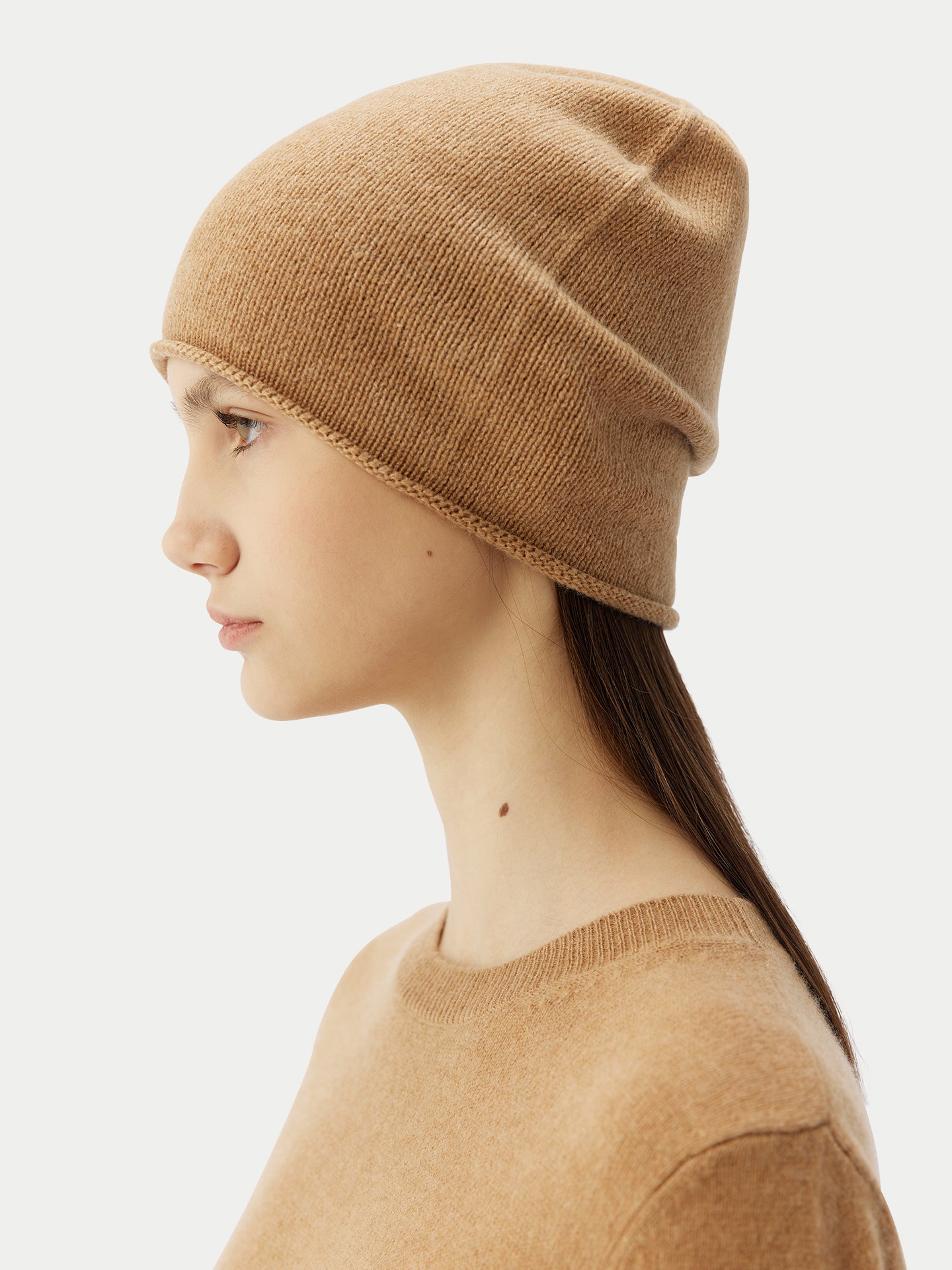 Women's Cashmere €99 Hat & Sweater Set Sheepskin - Gobi Cashmere