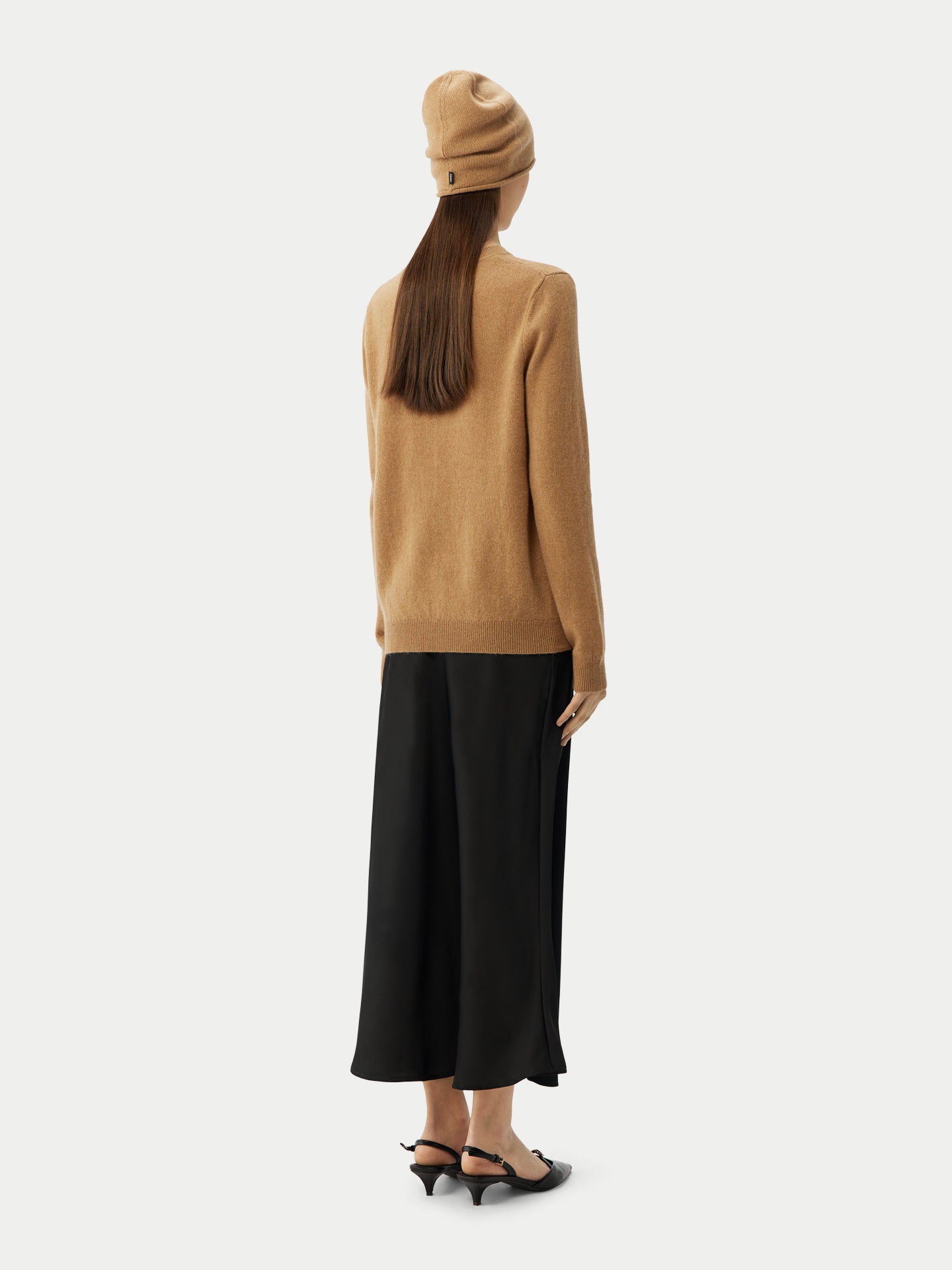 Women's Cashmere €99 Hat & Sweater Set Sheepskin - Gobi Cashmere