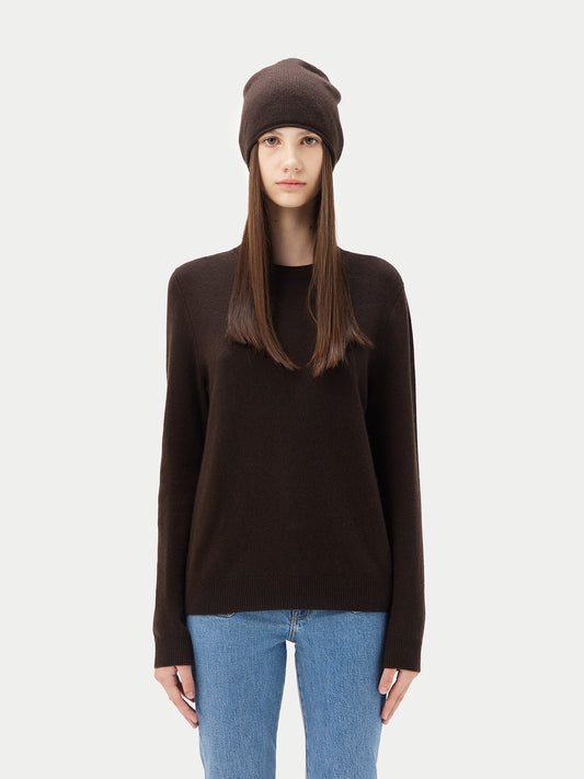 Women's Cashmere €99 Hat & Sweater Set Wren - Gobi Cashmere