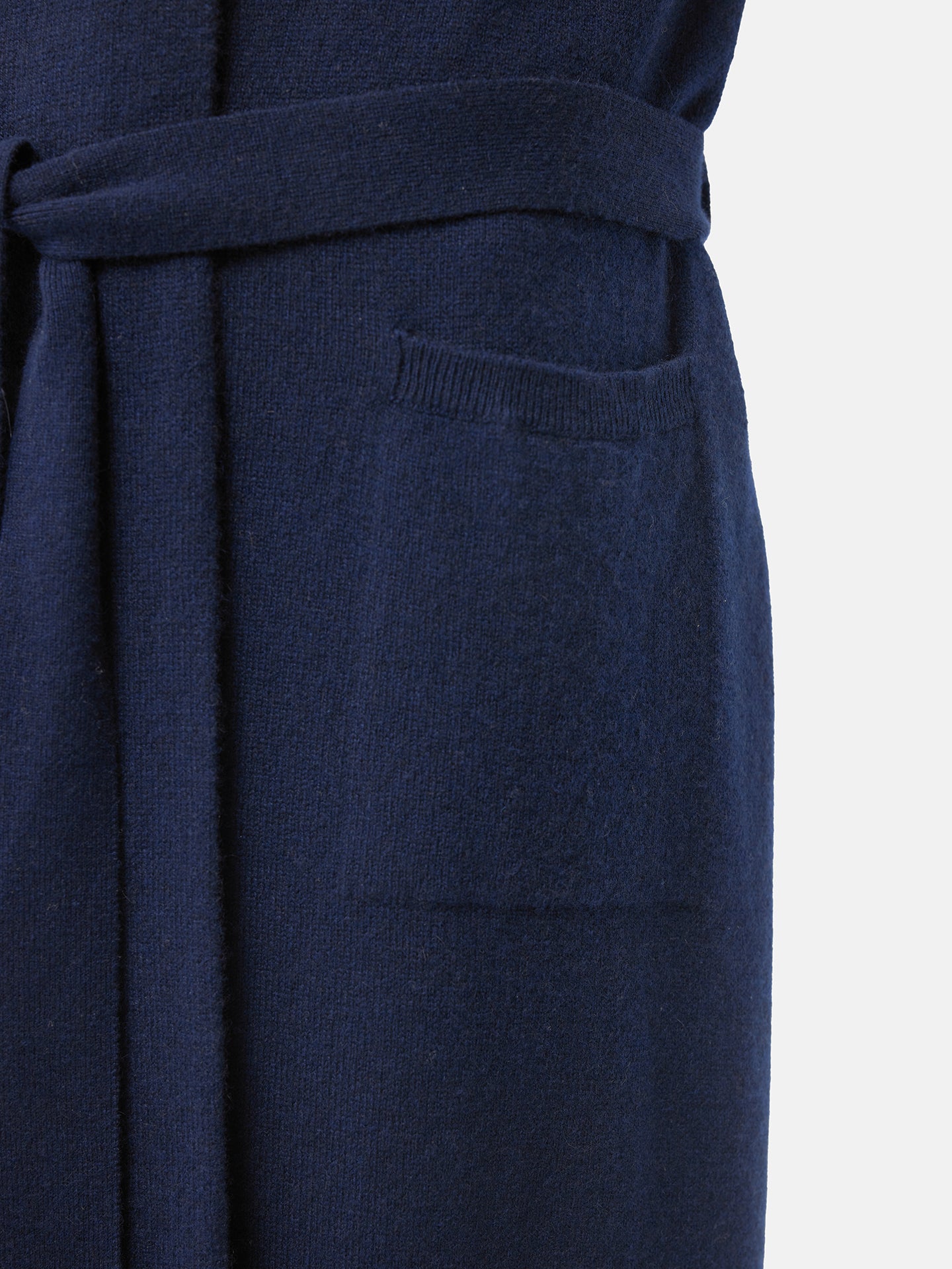 Men's Cashmere Robe Navy - Gobi Cashmere