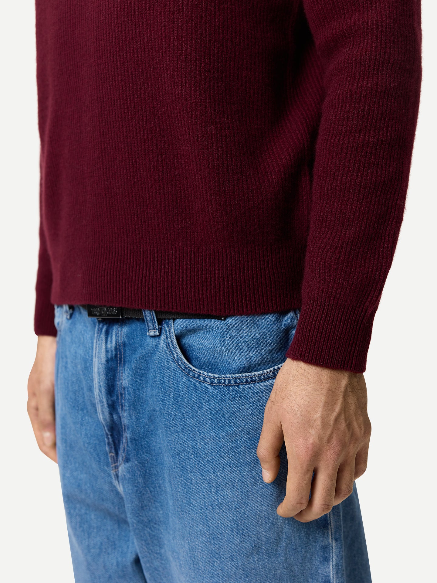 Men's Ribbed Cashmere Sweater