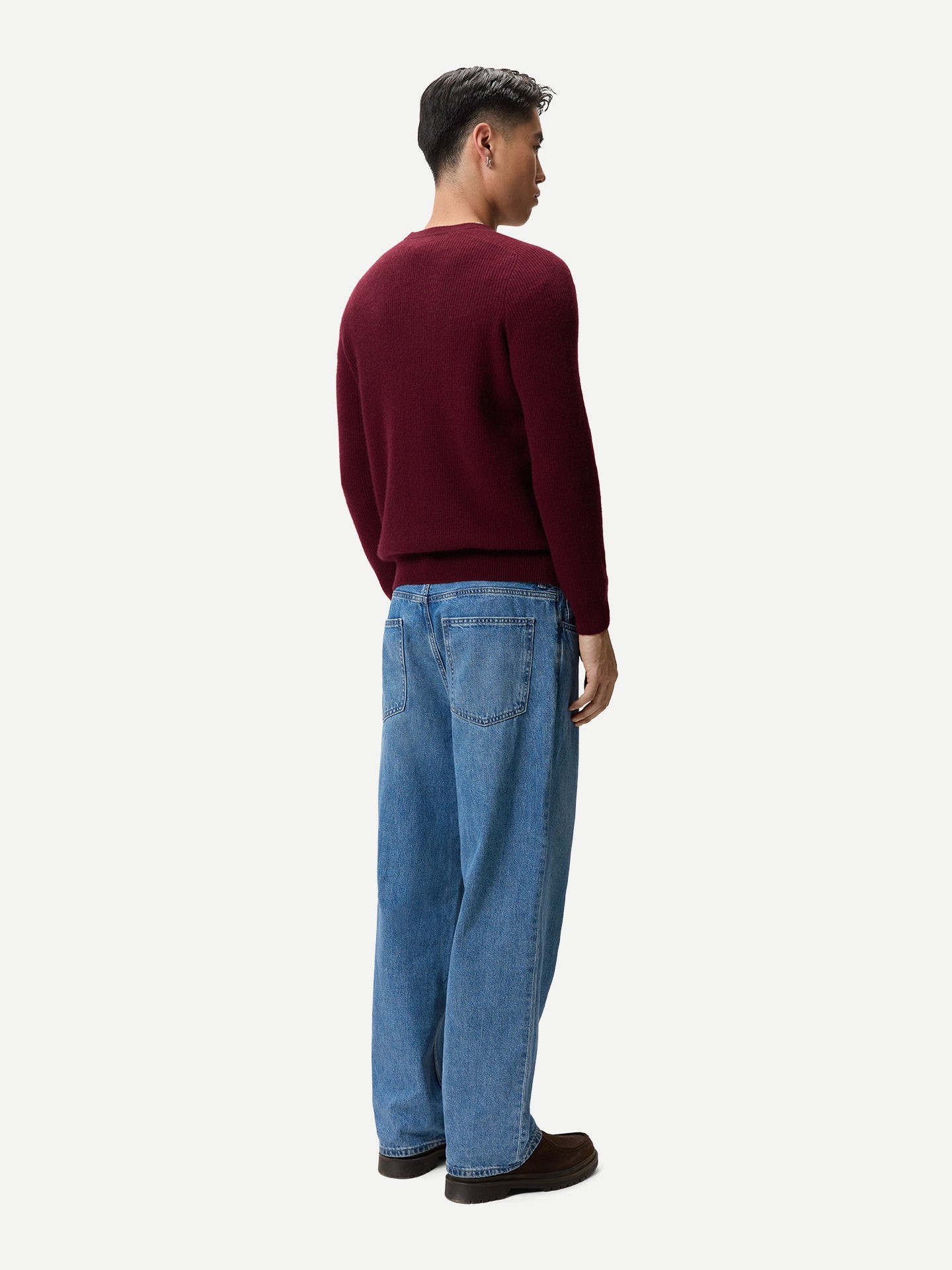 Men's Ribbed Cashmere Sweater